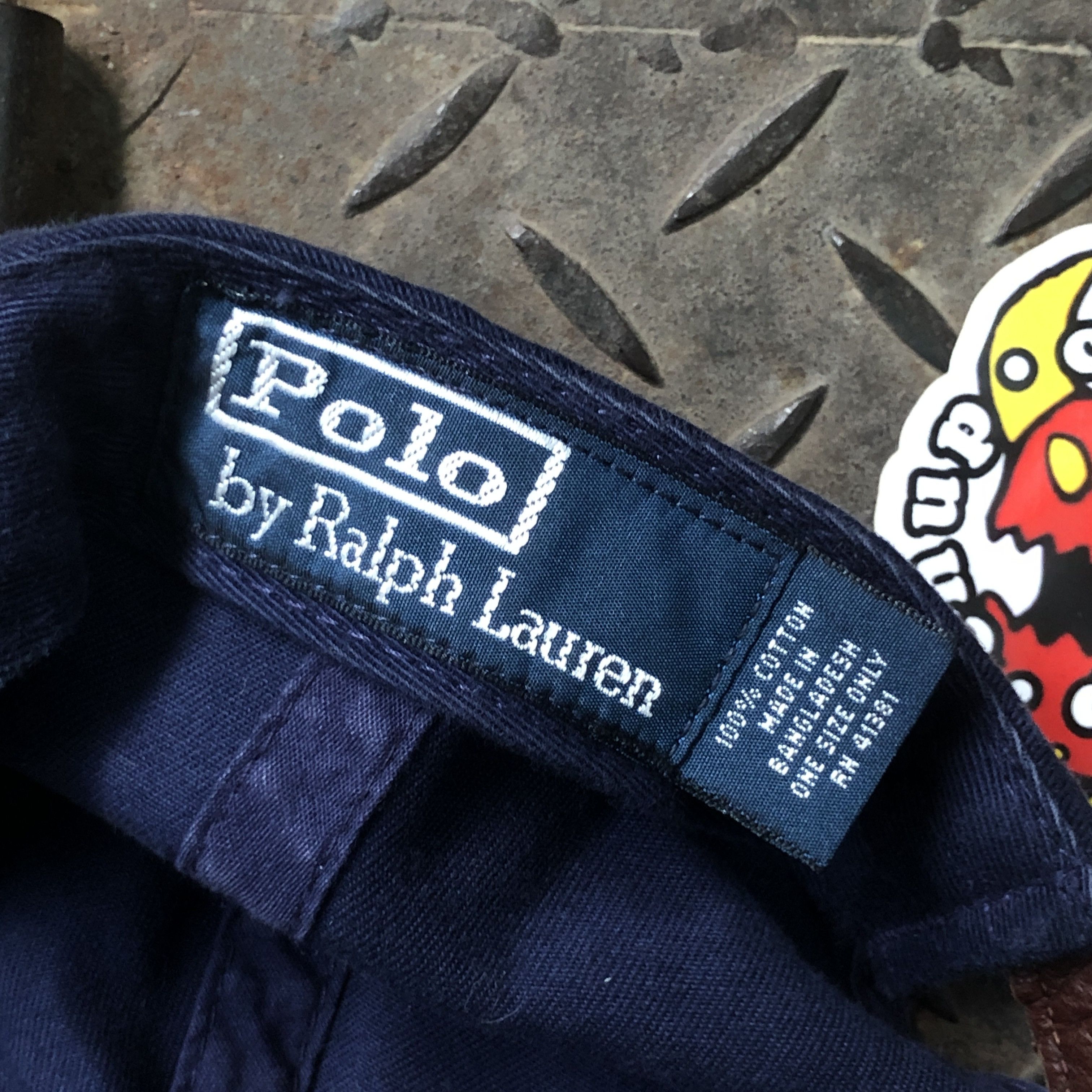 Polo Ralph Lauren Polo Ralph Lauren Navy Sunfaded Hat Size ONE SIZE - 7 Thumbnail