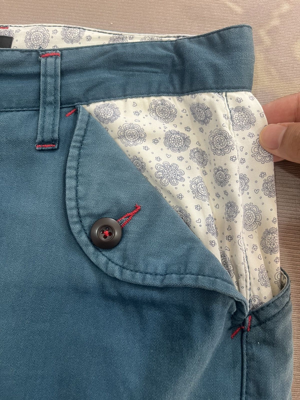Japanese Brand Dominate Handcrafted Jeans Faded Contrast Lining Size US 32 / EU 48 - 4 Thumbnail