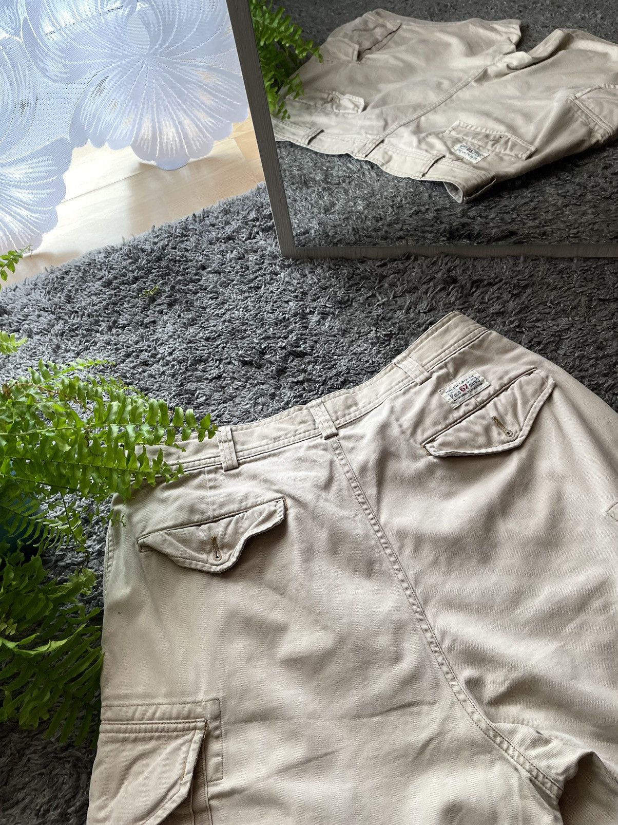 Polo Ralph Lauren × Vintage Polo Ralph Lauren Shorts Streetwear Vintage Rare Logo Cargo Size US 34 / EU 50 - 7 Thumbnail