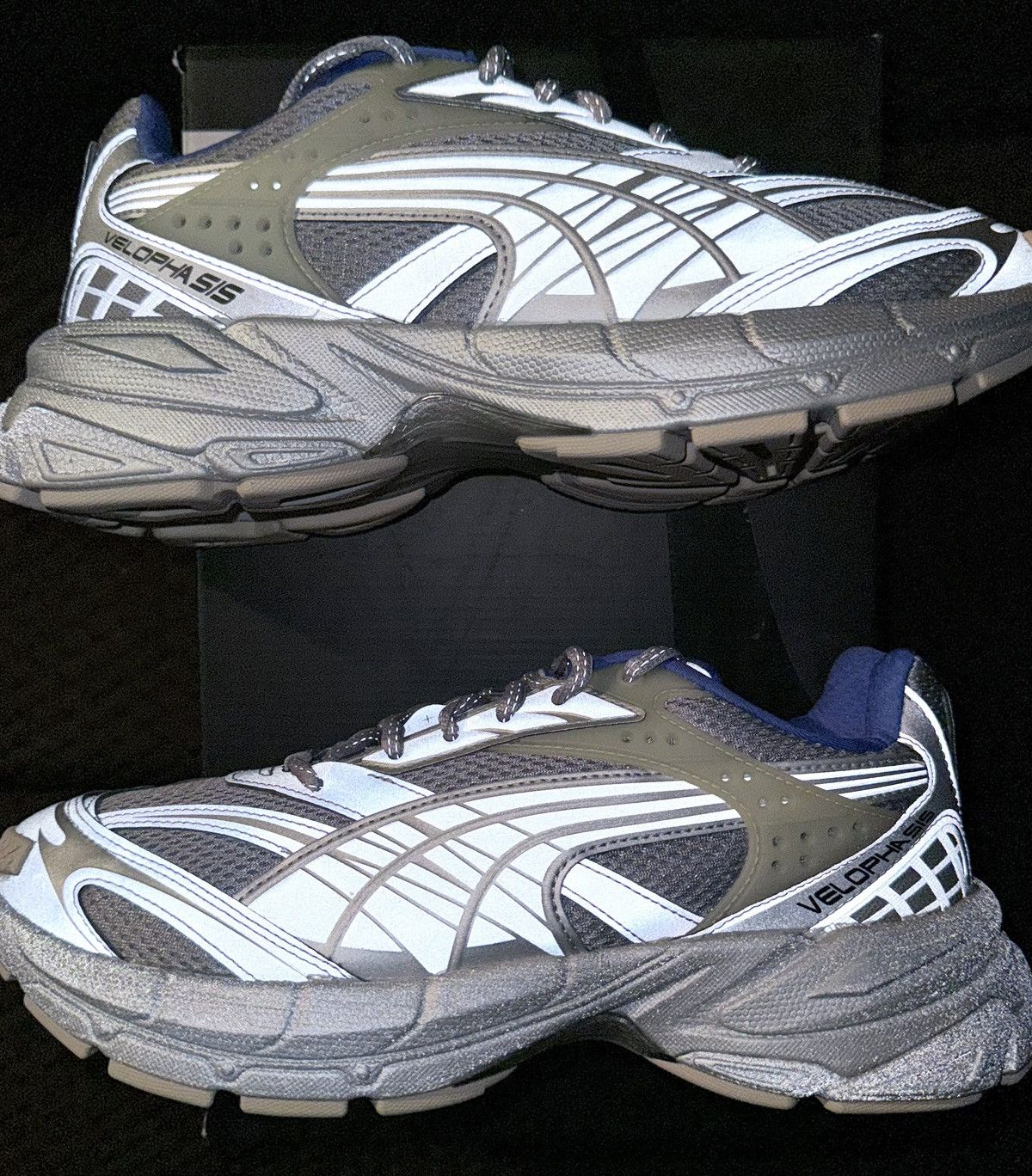 Puma Puma Select Velophasis “Bionic” silver/blue shoes NEW w/ Box Size US 8.5 / EU 41-42 - 2 Thumbnail