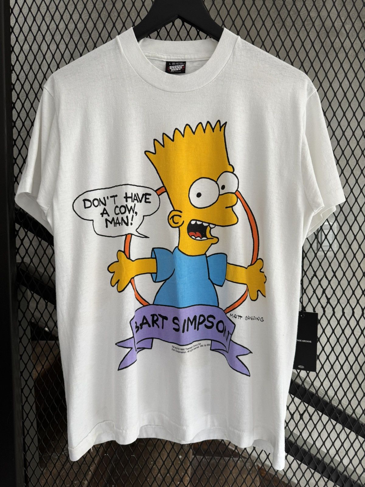 The Simpsons × Vintage Vintage 1990 Bart Simpson Promo Tee Size US L / EU 52-54 / 3 - 1 Thumbnail