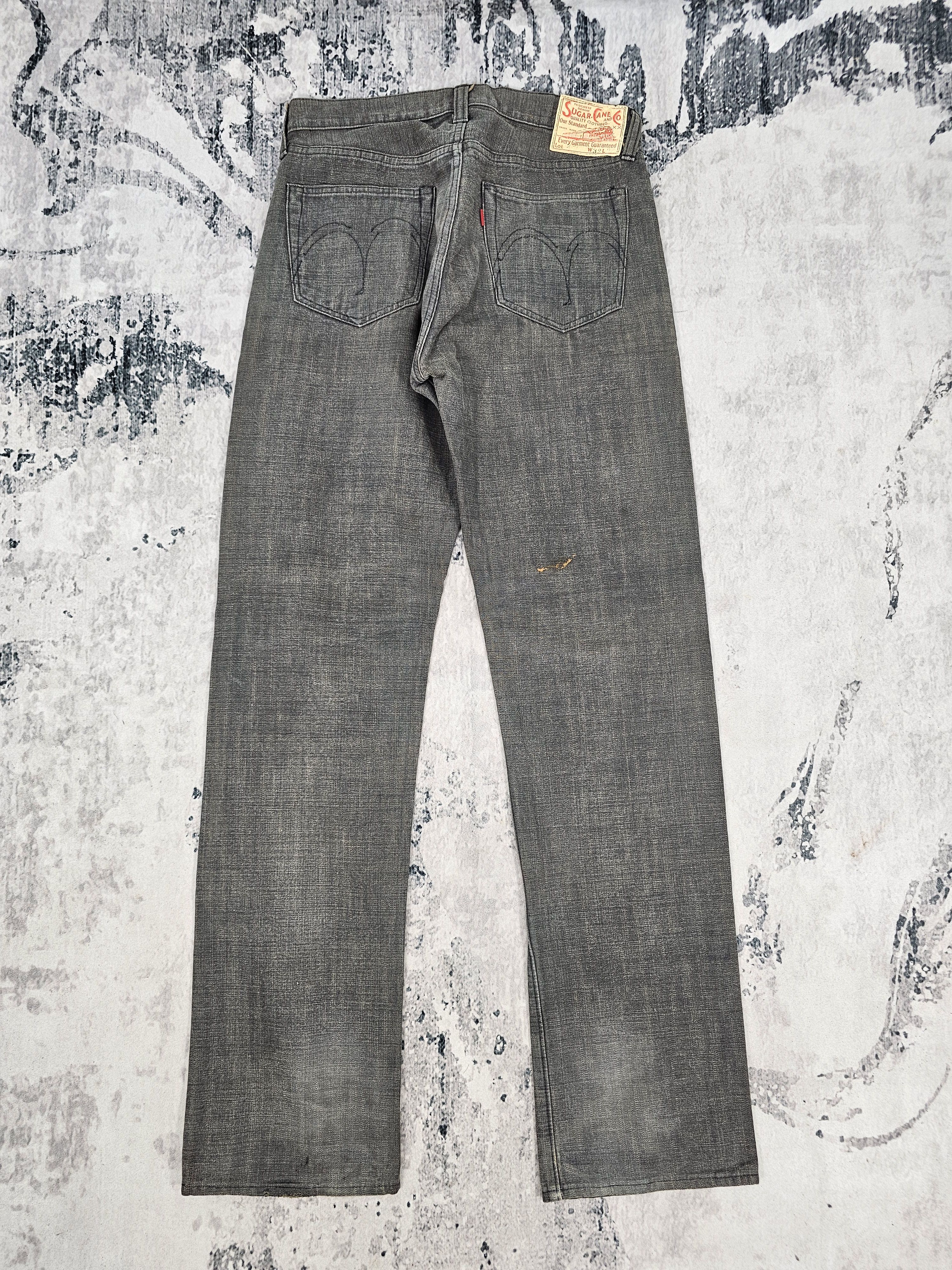 Sugar Cane SUGAR CANE Straight Cut Jeans JB0253 Size 31x33.5 Size US 31 - 2 Thumbnail