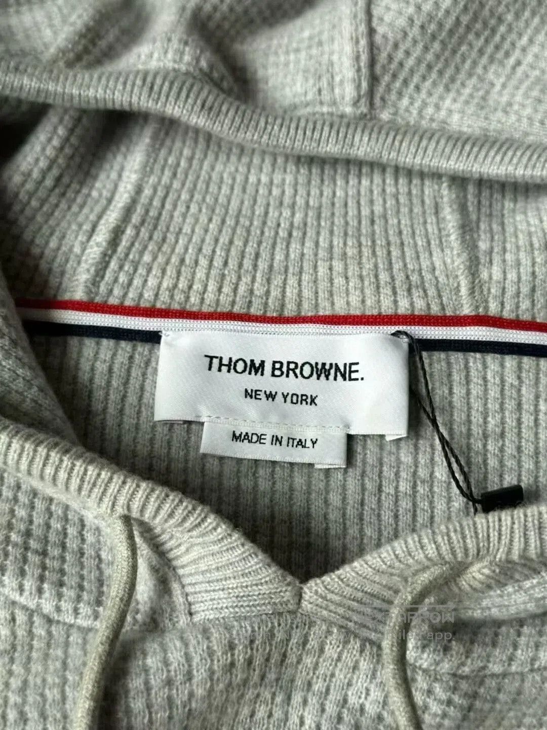 Thom Browne thom browne gray cashmere blend hoodie. Size US S / EU 44-46 / 1 - 3 Thumbnail
