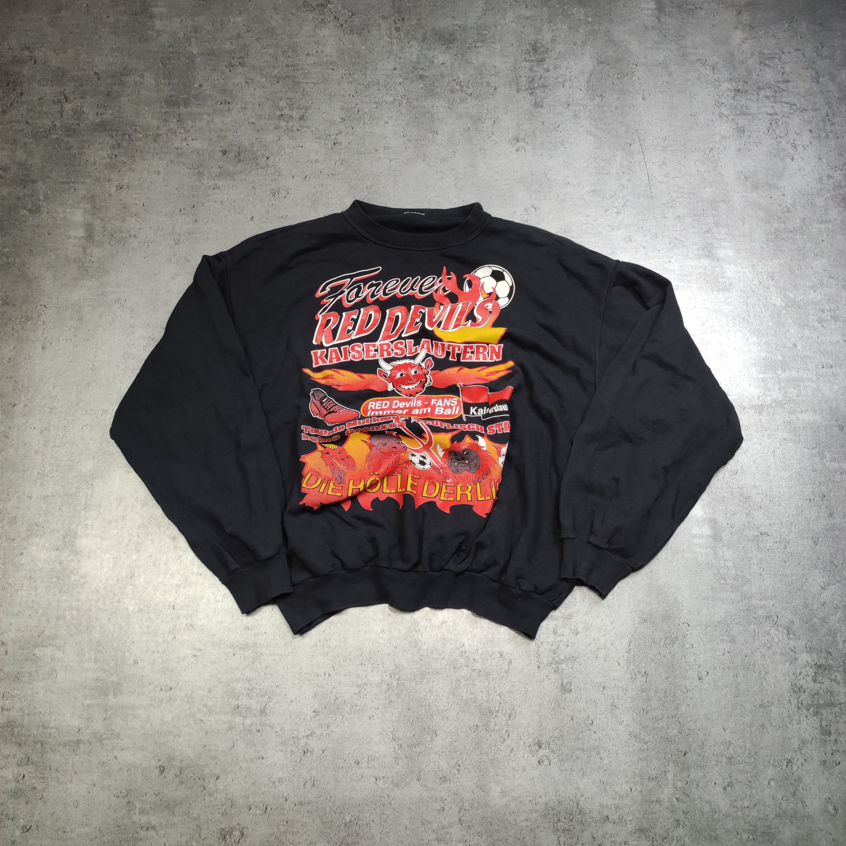 Vintage Vintage OG 1995 Kaiserslautern Footbal Red Devils Sweatshirt Size US L / EU 52-54 / 3 - 1 Thumbnail