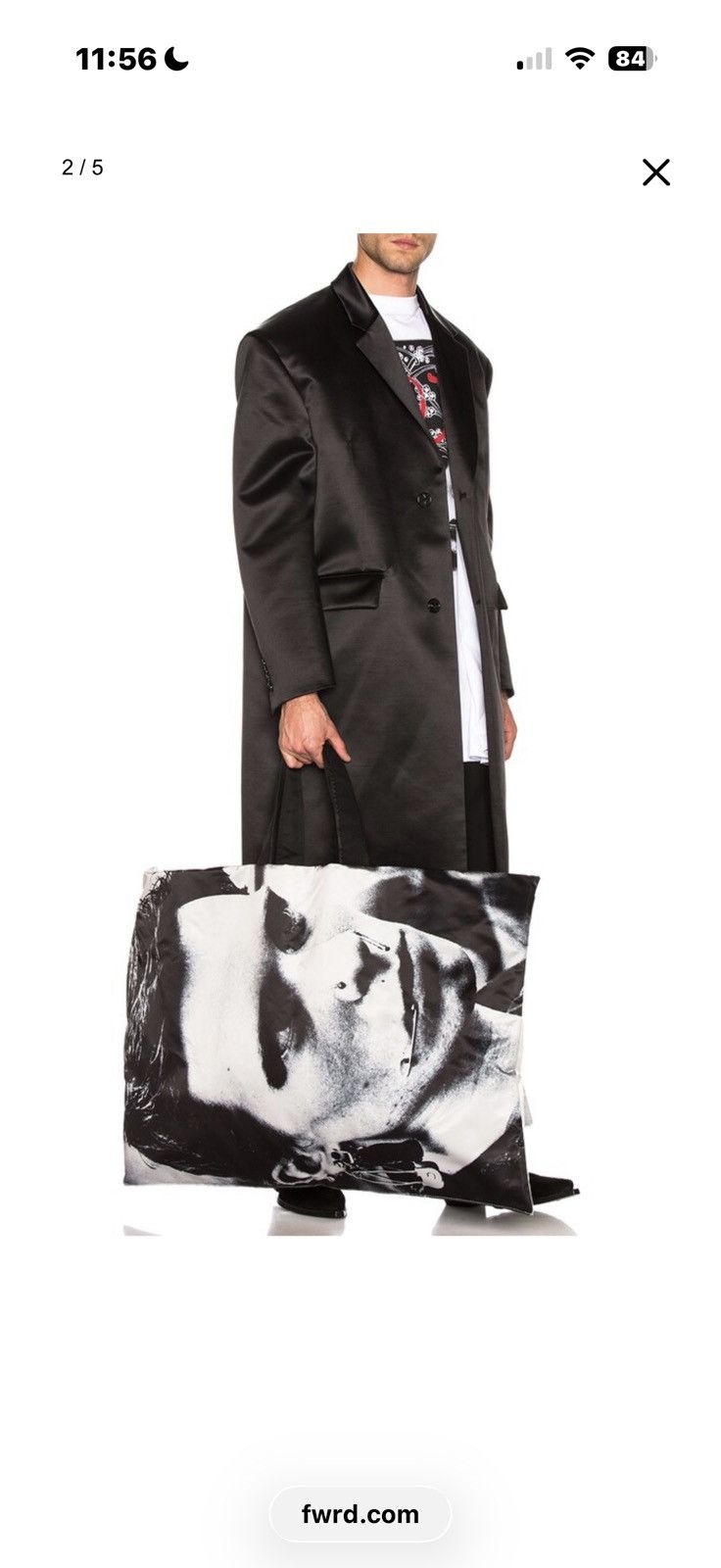 Eastpak × Raf Simons Raf Simons Eastpak Boy Poster Oversized Zip Tote Size ONE SIZE - 1 Thumbnail