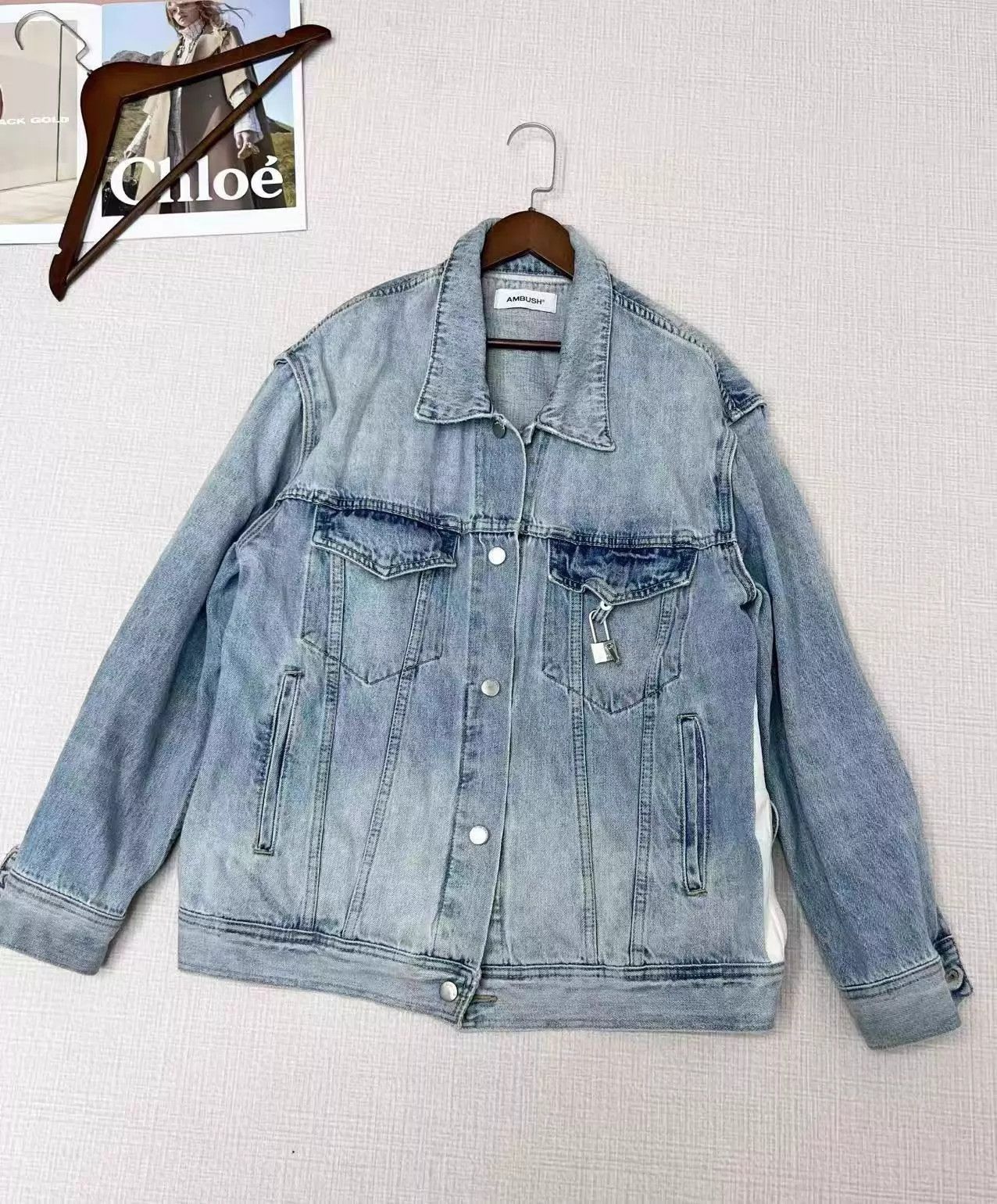 Ambush Design AMBUSH Denim Unisex Cutout 1 Jacket Rare Size US S / EU 44-46 / 1 - 1 Thumbnail