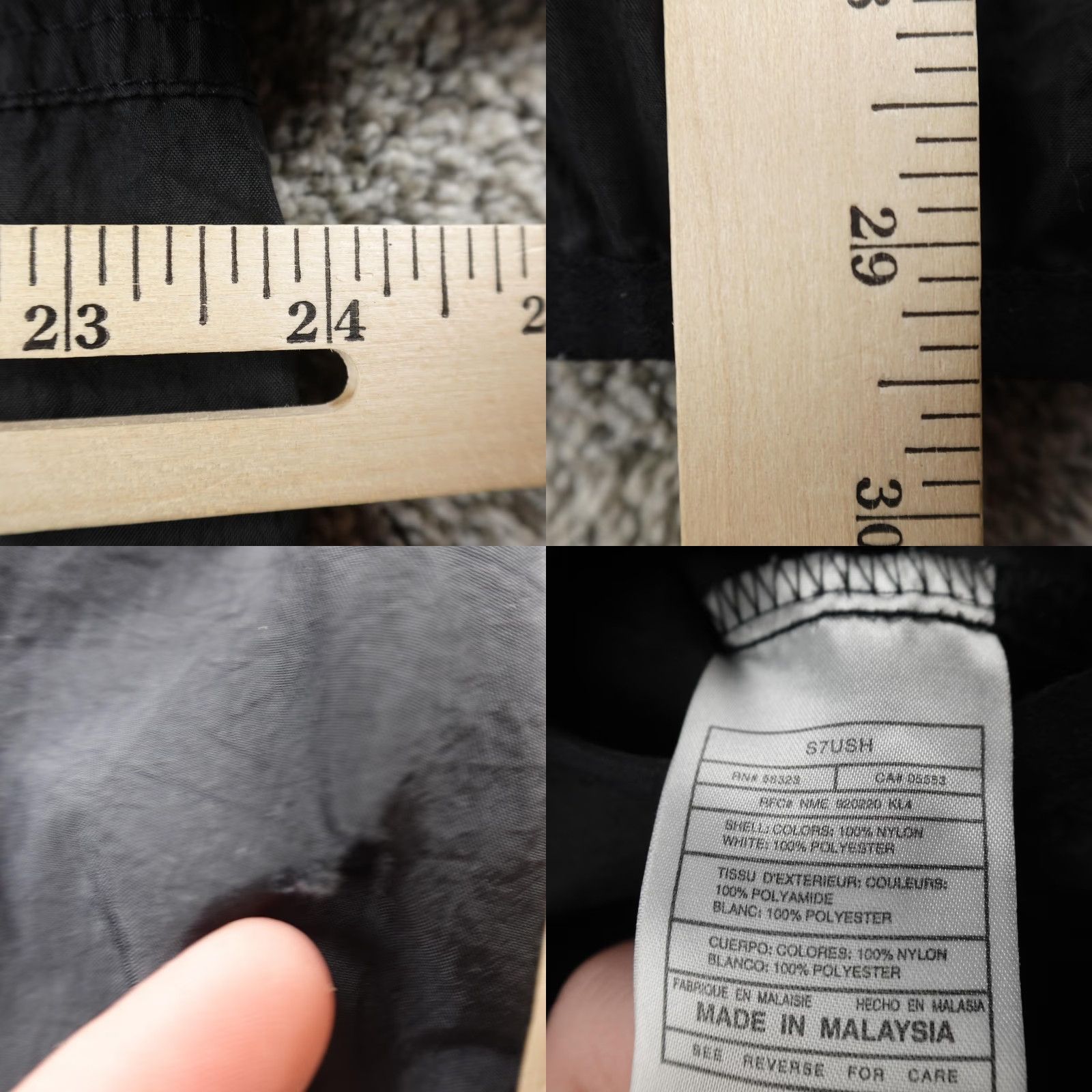 Nike VINTAGE Nike Jacket Womens L Black Hooded Windbreaker Full Zip Coat Logo 90s Y2K Mens Womens Girls Boys Size L / US 10 / IT 46 - 8 Thumbnail