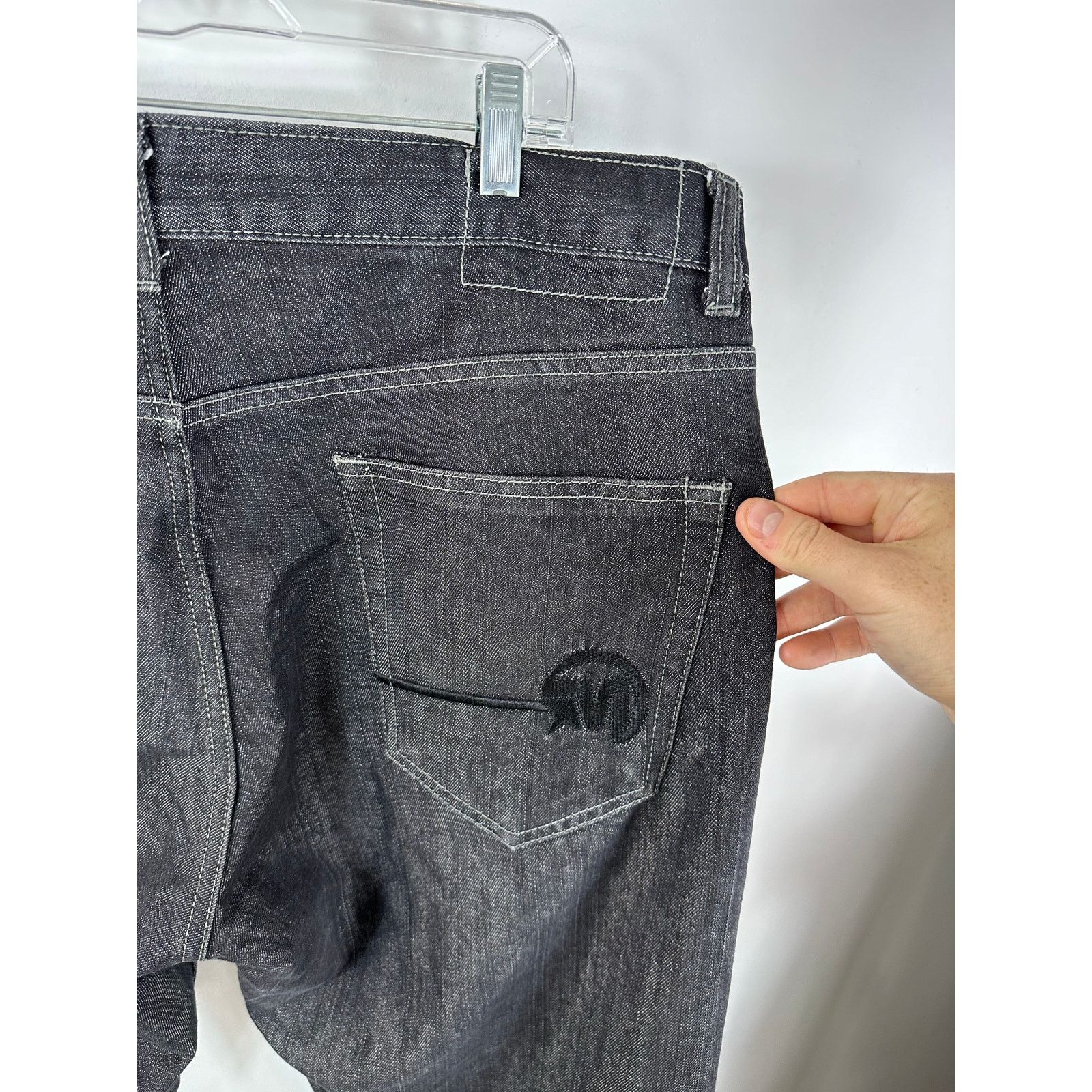 Mecca Y2K Mecca Baggy Straight Leg Jeans Black 40x30 Skater Size US 40 / EU 56 - 13 Thumbnail