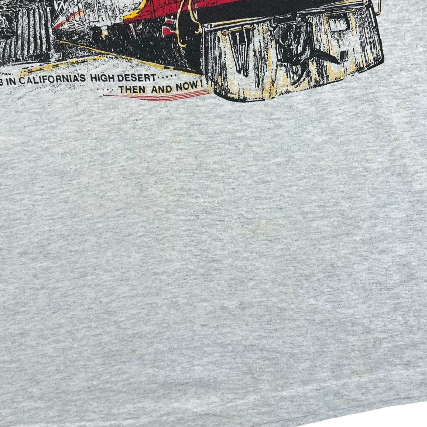 Vintage VINTAGE 90'S BARSTOW CALIFORNIA Steam Train Souvenir Single Stitch T-Shirt Mens L Grey Size US L / EU 52-54 / 3 - 5 Thumbnail