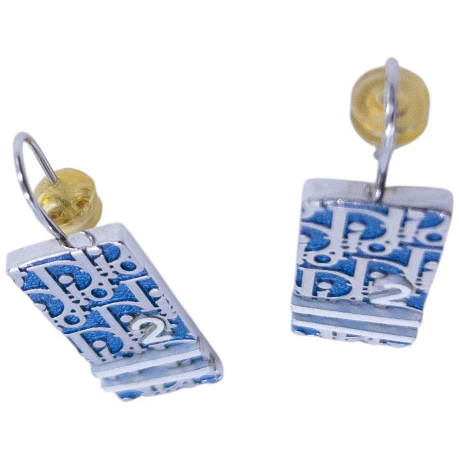 Dior Vintage 2000s Dior Monogram Number Earrings Size ONE SIZE - 6 Thumbnail