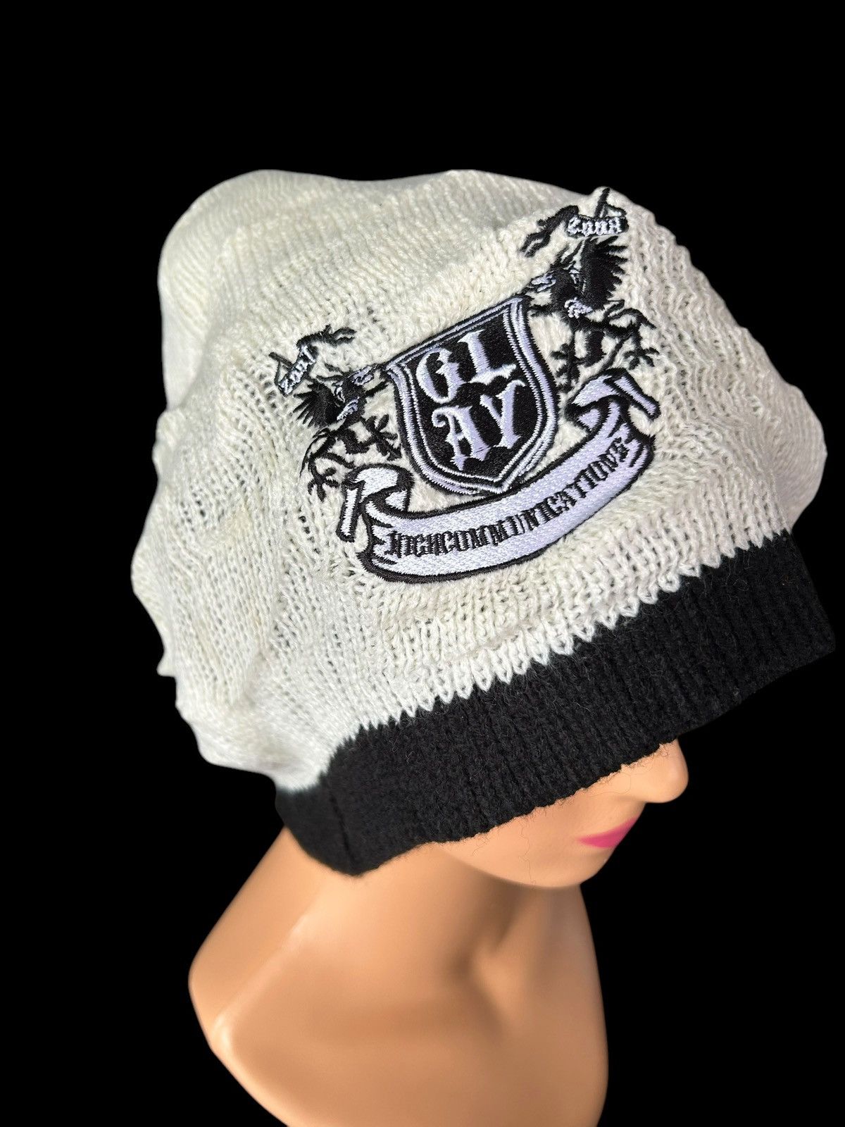 Japanese Brand × Kapital × Vintage Japanese Punk bondage Style knitted Big Beanie Hats Size ONE SIZE - 4 Thumbnail
