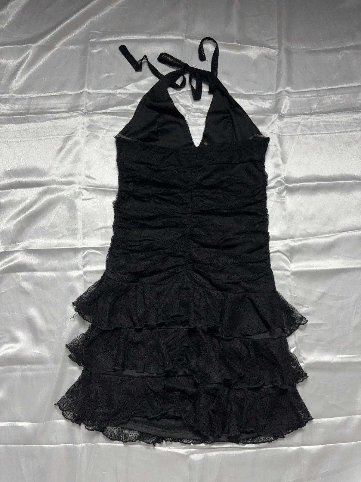 Vintage Super sexy micro mini lace coquette style vintage dress Size S / US 4 / IT 40 - 2 Thumbnail