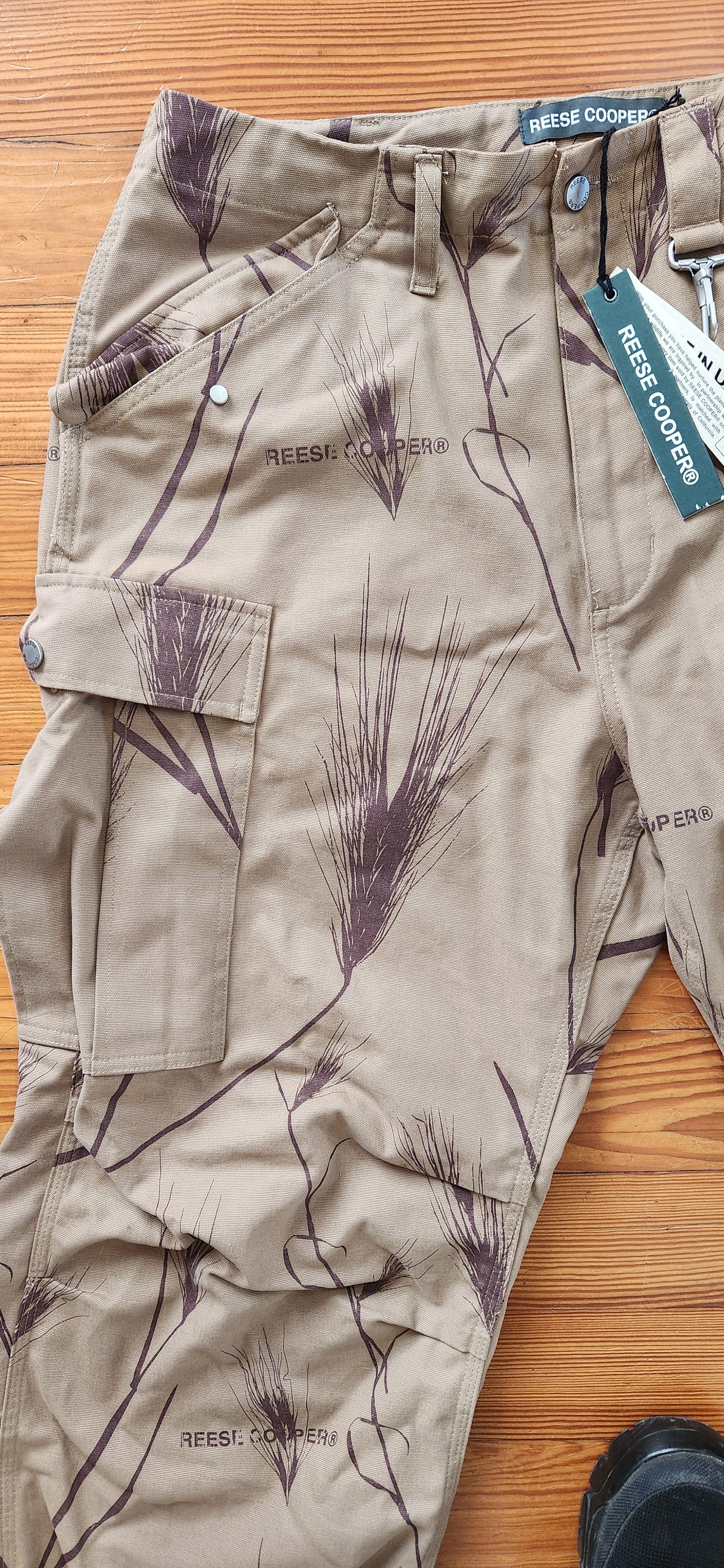 Reese Cooper Brushed Cotton Canvas Cargo Pants Size US 34 / EU 50 - 4 Thumbnail