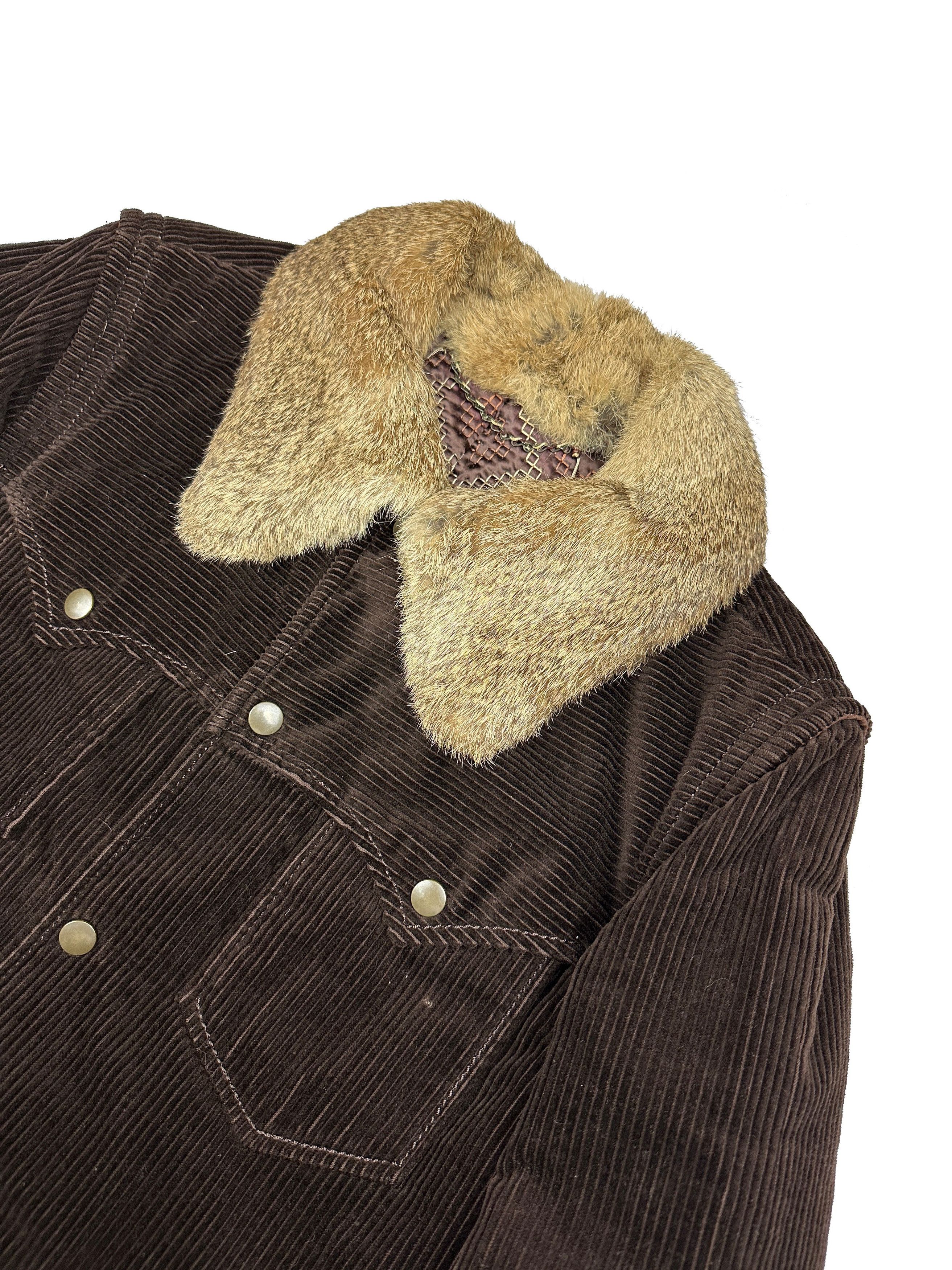 Number (N)ine 2002 Number (N)ine George Period Fur Corduroy Jacket Size US L / EU 52-54 / 3 - 2 Thumbnail