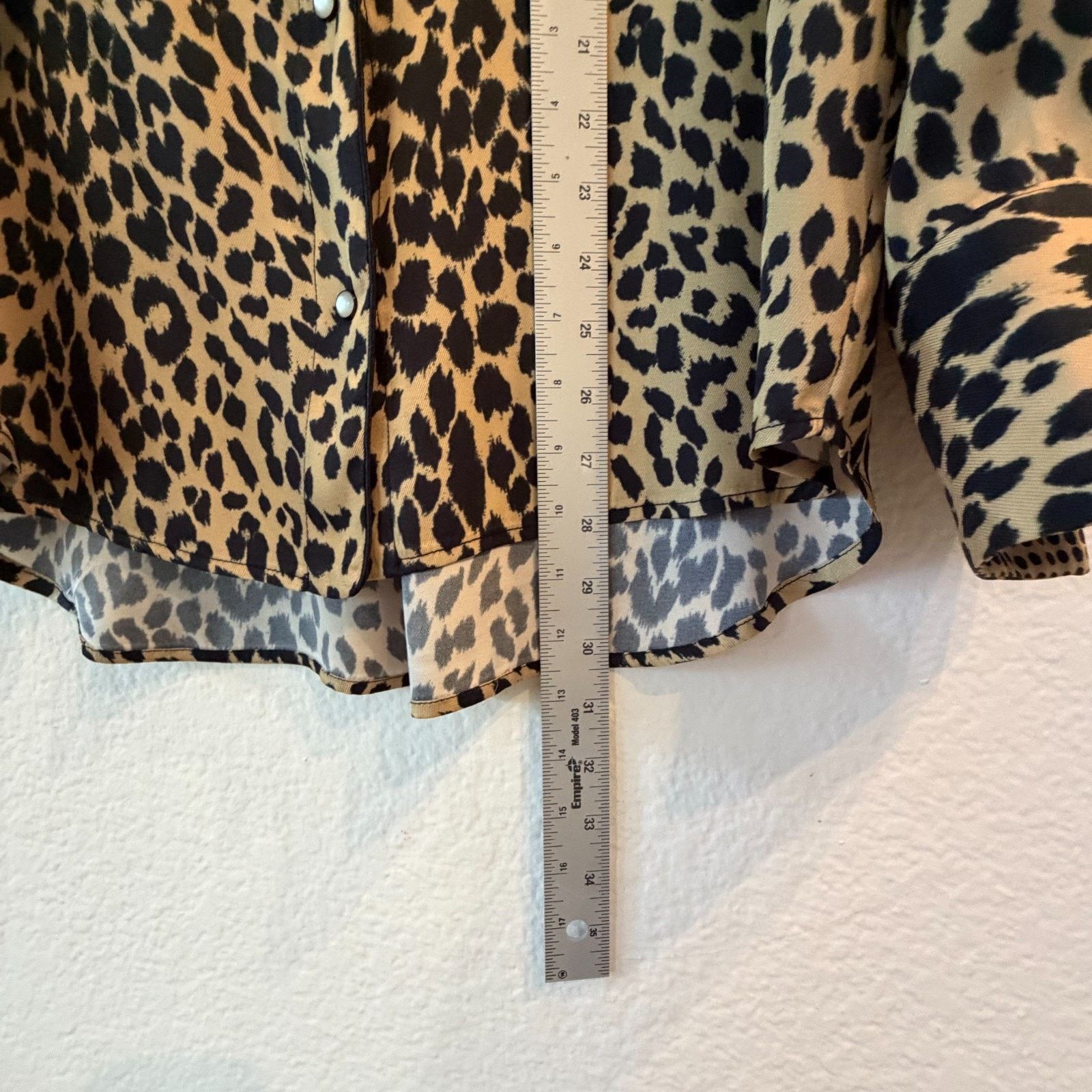 Piazza Sempione Piazza Sempione Silk Leopard Print Shirt Italy IT 48 US 12 Size L / US 10 / IT 46 - 4 Thumbnail
