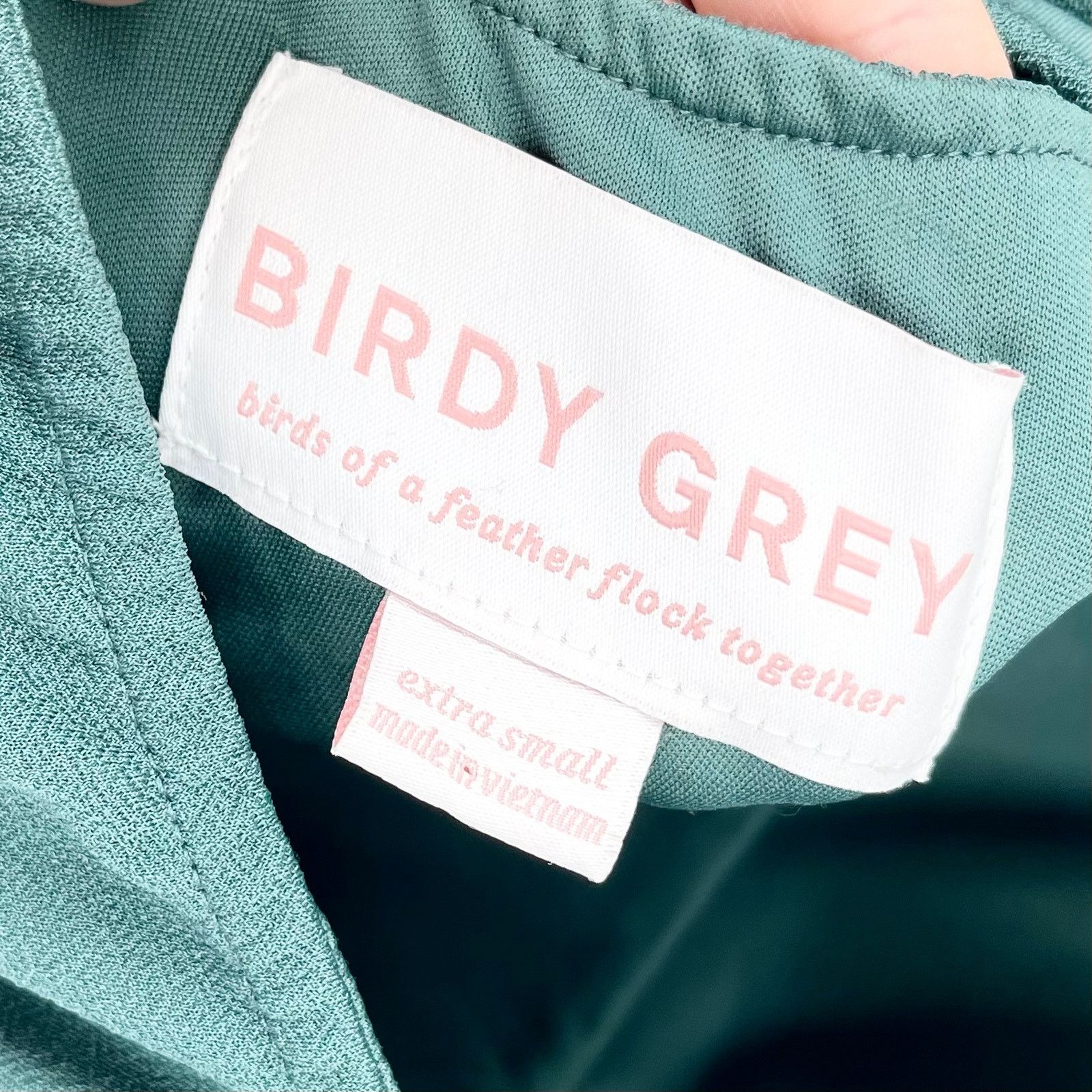 Other Birdy Grey Spaghetti Strap Tie Back Bridesmaid Dress XS Size XS / US 0-2 / IT 36-38 - 8 Thumbnail