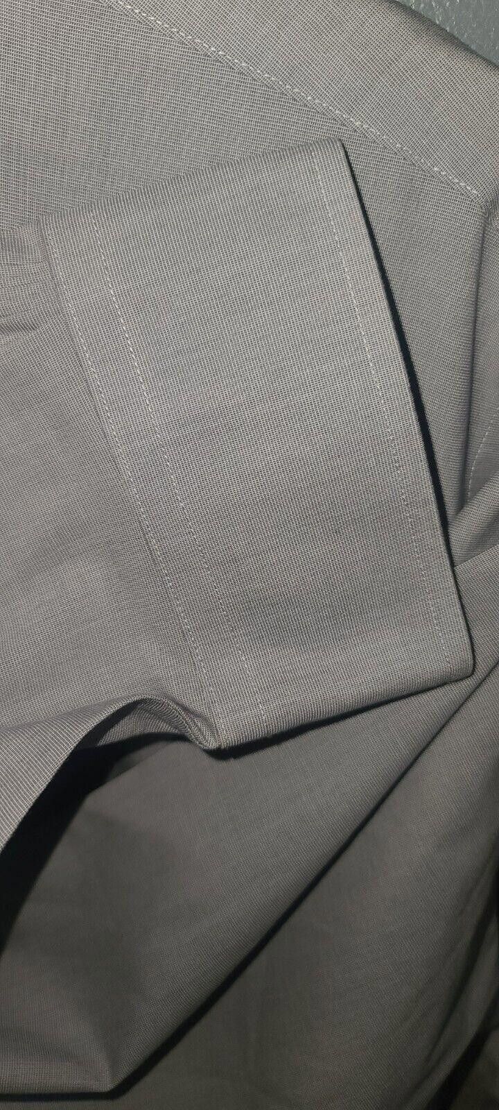 Brooks Brothers Brooks Brothers 346 Dress Shirt Men's 17 4/5 Gray Slim Fit Size 38R - 6 Thumbnail