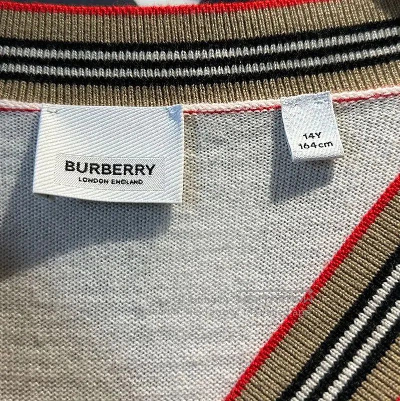 Burberry Burberry White Wool Cardigan for Women. Size XXS / US 00 / IT 34 - 3 Thumbnail