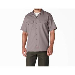 Dickies Short Sleeve Work Shirt in Olive Green