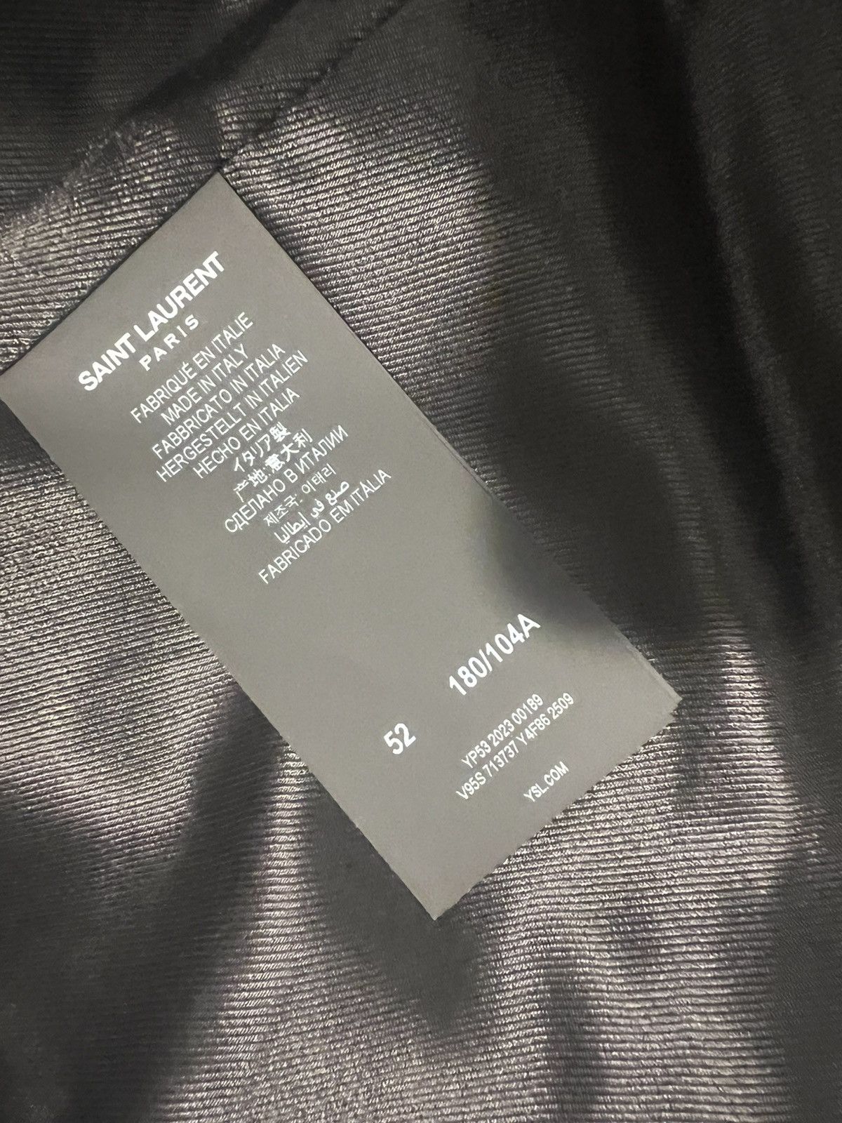 Saint Laurent Paris Saint Laurent men’s faux fur jacket . 52/42. $4990 Size US L / EU 52-54 / 3 - 8 Thumbnail