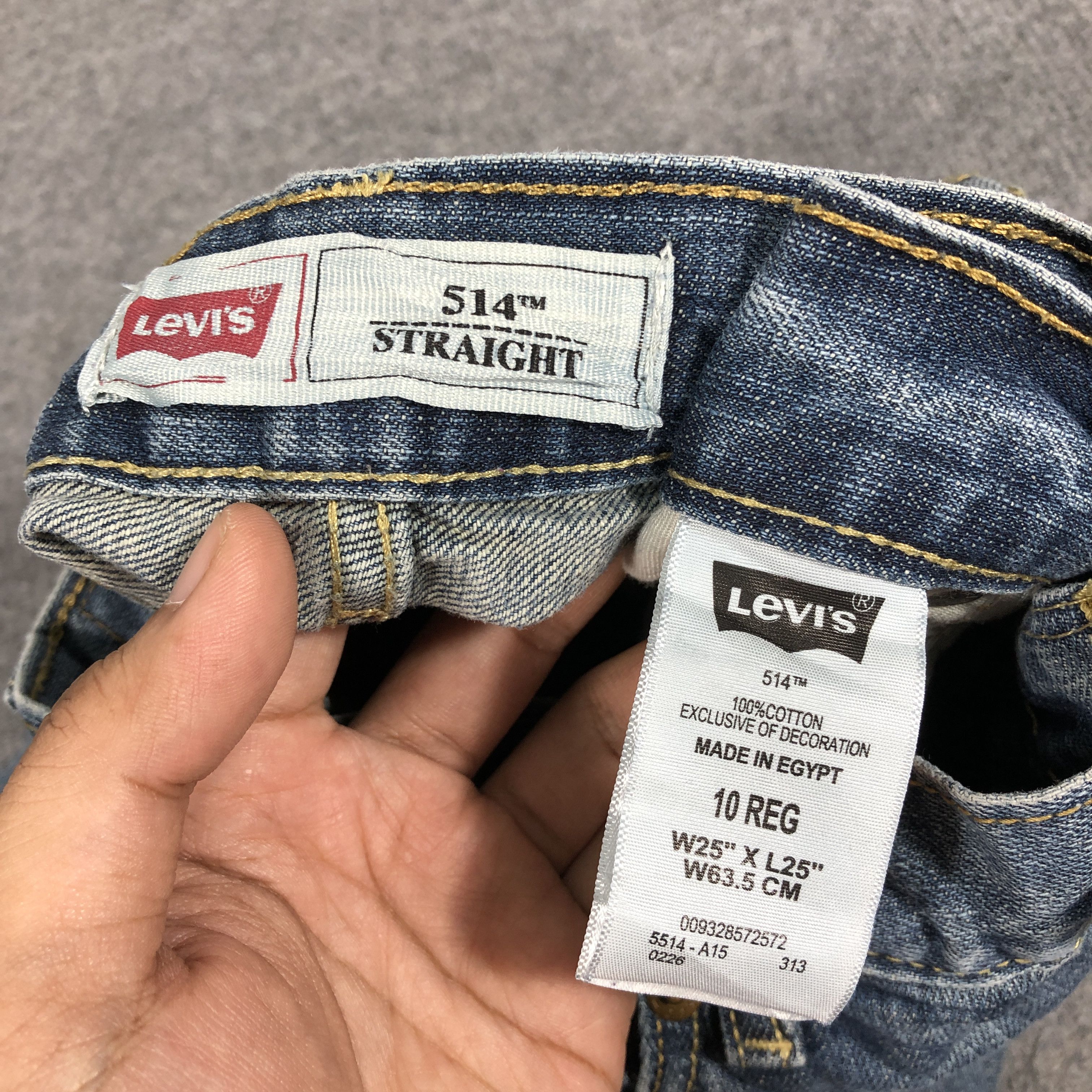 Levi's × Vintage Womens Vintage Levis 514 Jeans Straight L1102W Size 26" / US 2 / IT 38 - 11 Thumbnail