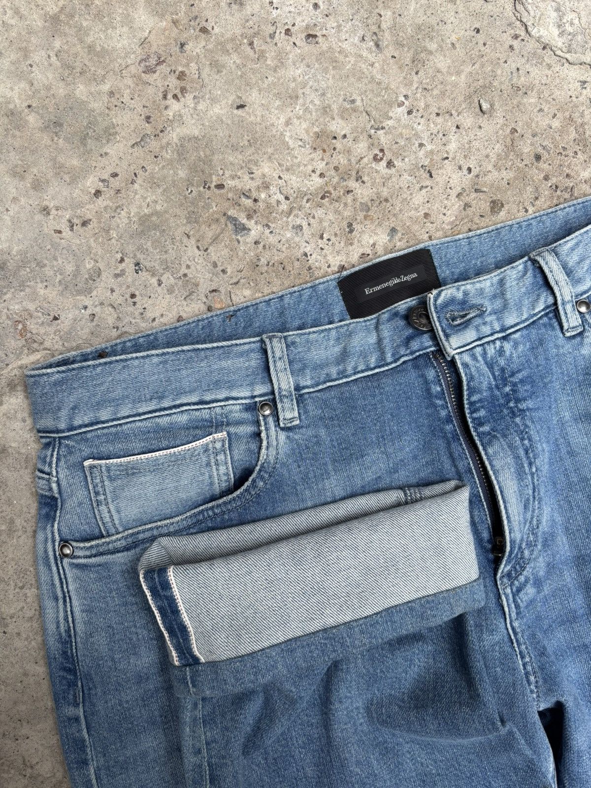 Ermenegildo Zegna SELVEDGE JEANS ERMENEGILDO Size US 36 / EU 52 - 2 Thumbnail