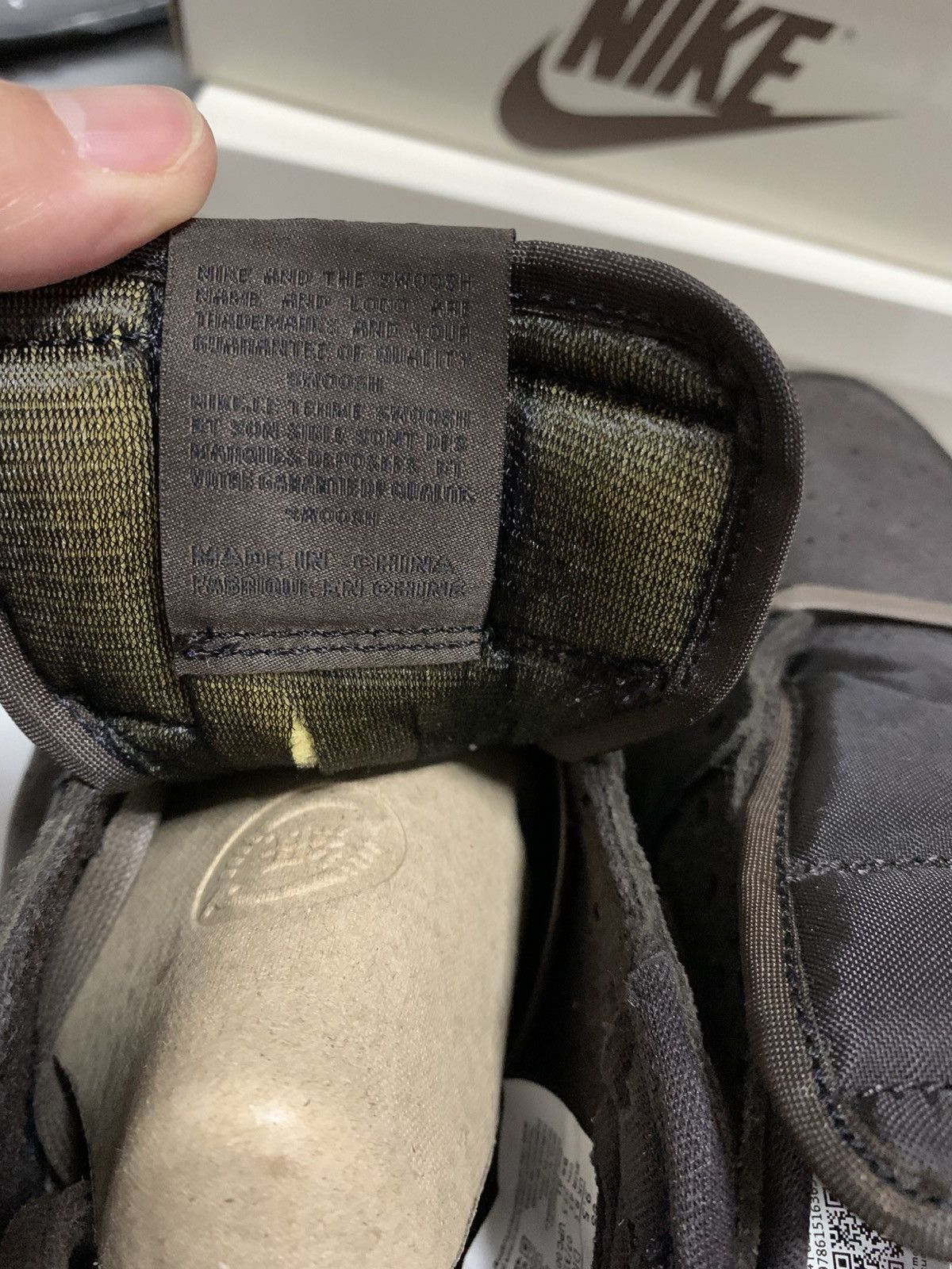 Jordan Brand Jordan 1 Travis Scott Vetvet Brown Retro Low TS Size US 9.5 / EU 42-43 - 4 Thumbnail