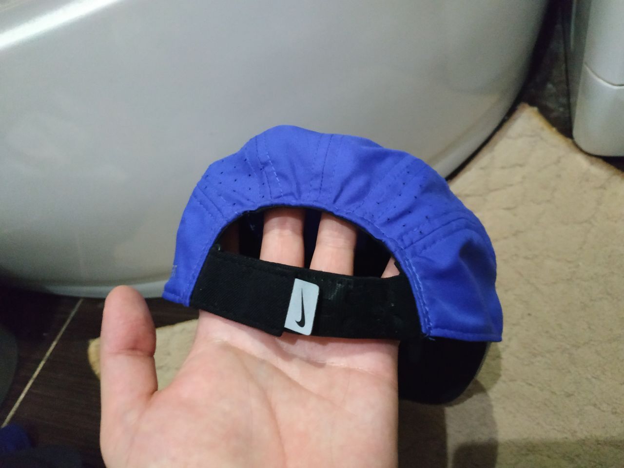 Nike Nike Tailwind Dri-FIT Running Cap Blue 5-Panel Hat Size ONE SIZE - 4 Thumbnail
