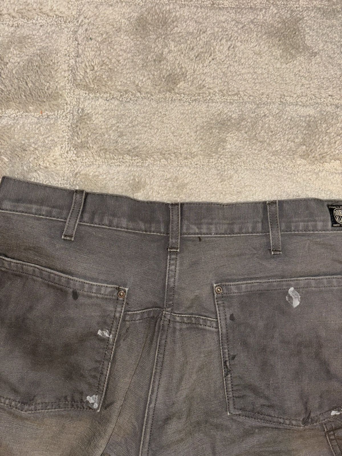 RRL Ralph Lauren Rrl distressed Grey engineer fit canvas Trouser Size US 30 / EU 46 - 10 Thumbnail