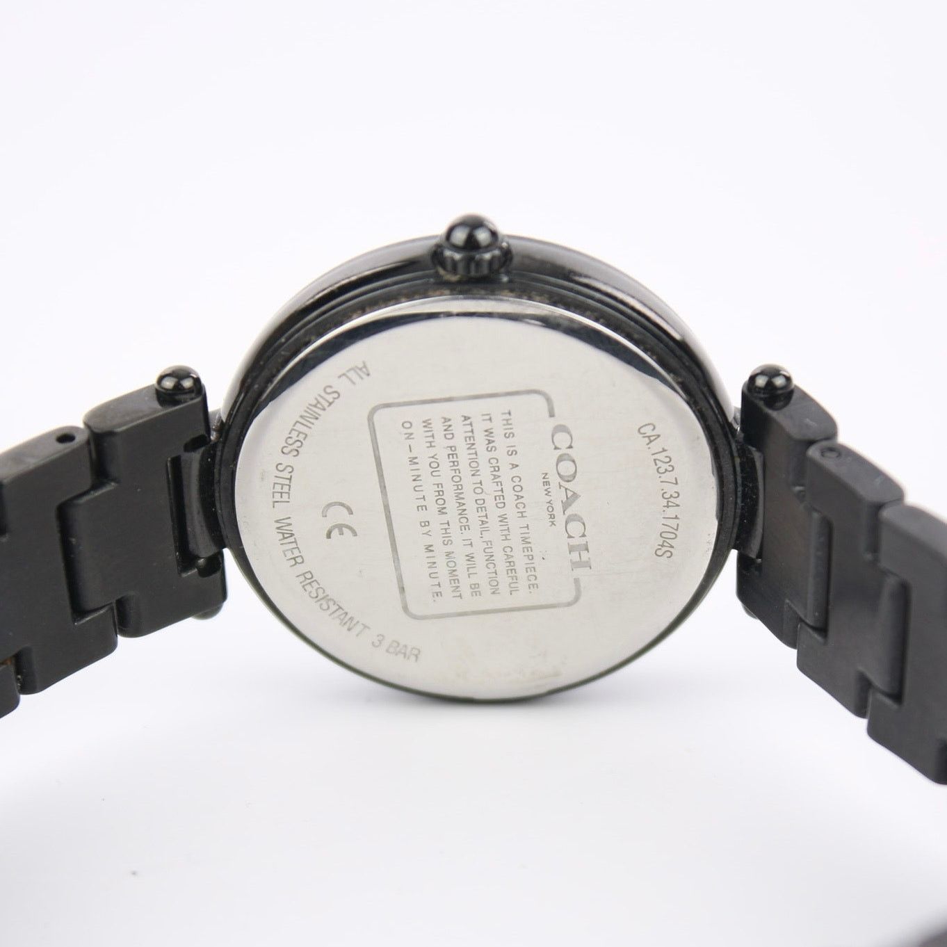 Coach Coach Park Crystal Accent Black Dial Watch Size ONE SIZE - 4 Thumbnail