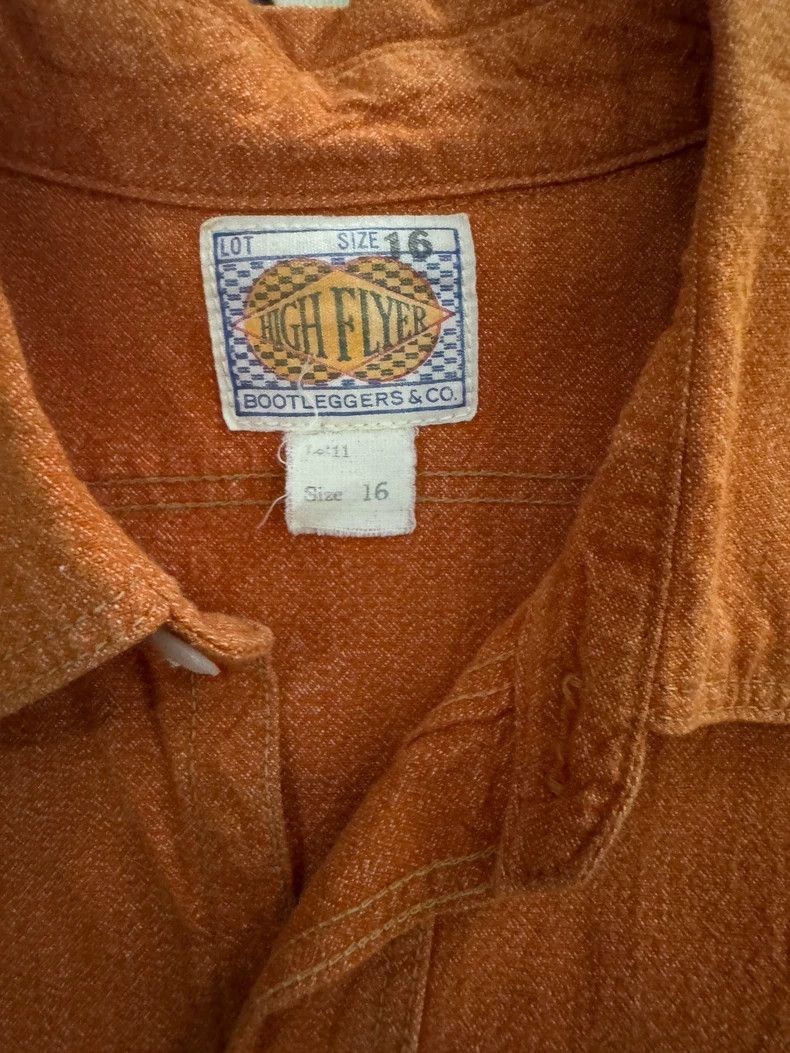 Freewheelers Freewheelers size 16 Orange western shirt Size US S / EU 44-46 / 1 - 3 Thumbnail