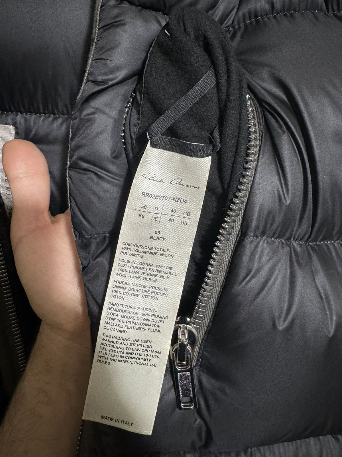 Rick Owens Rick Owens FW22 Strobe Gimp Puffer Jacket Size US M / EU 48-50 / 2 - 6 Thumbnail