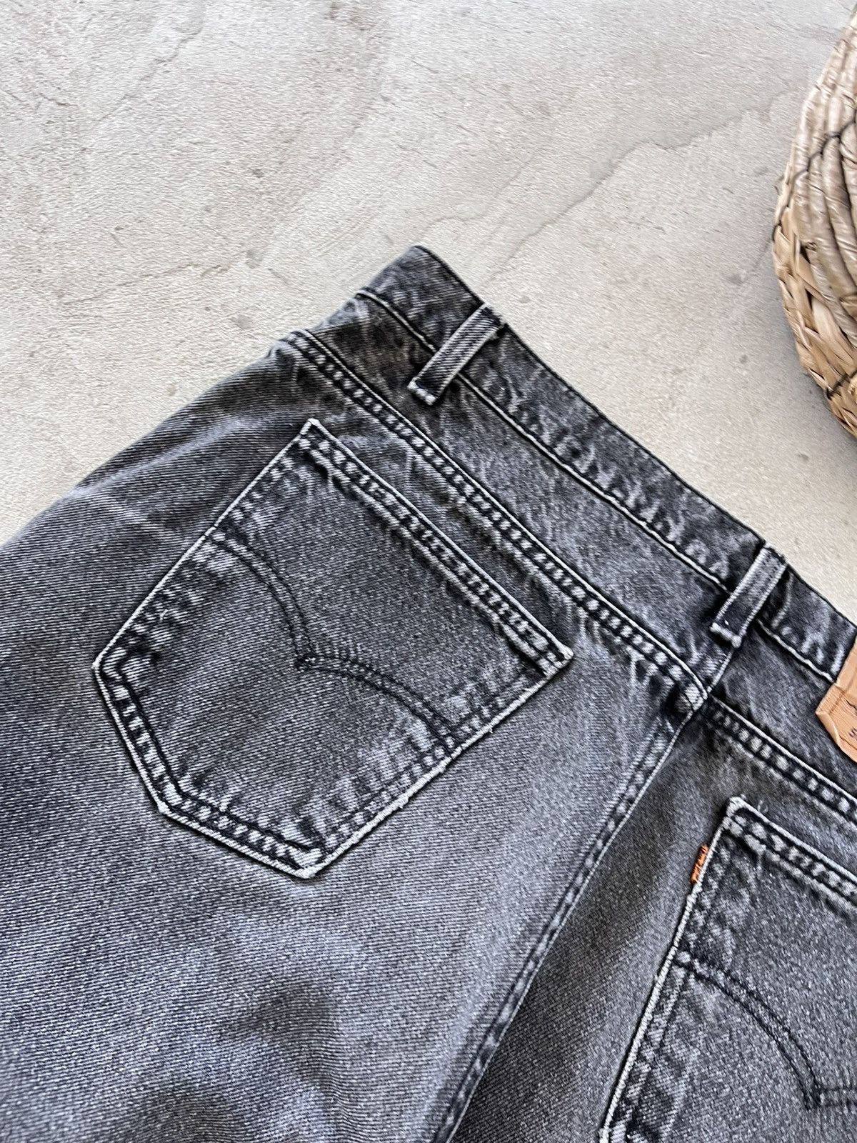 Levi's Vintage Levis 505 Denim Jeans 38x30 Grey Straight Fit Size US 38 / EU 54 - 18 Thumbnail