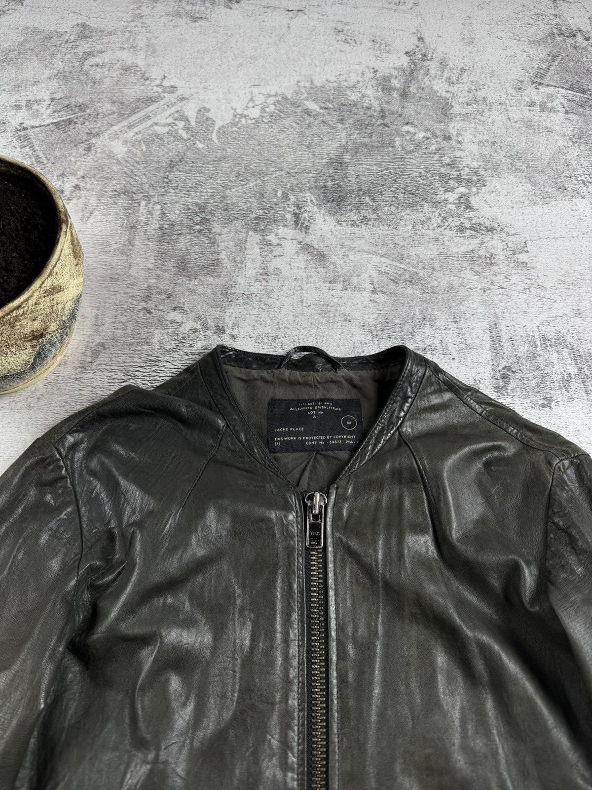 Allsaints ALLSAINTS Spitalfields Jacks Place Bomber Olive Jacket Coat Size US M / EU 48-50 / 2 - 7 Thumbnail