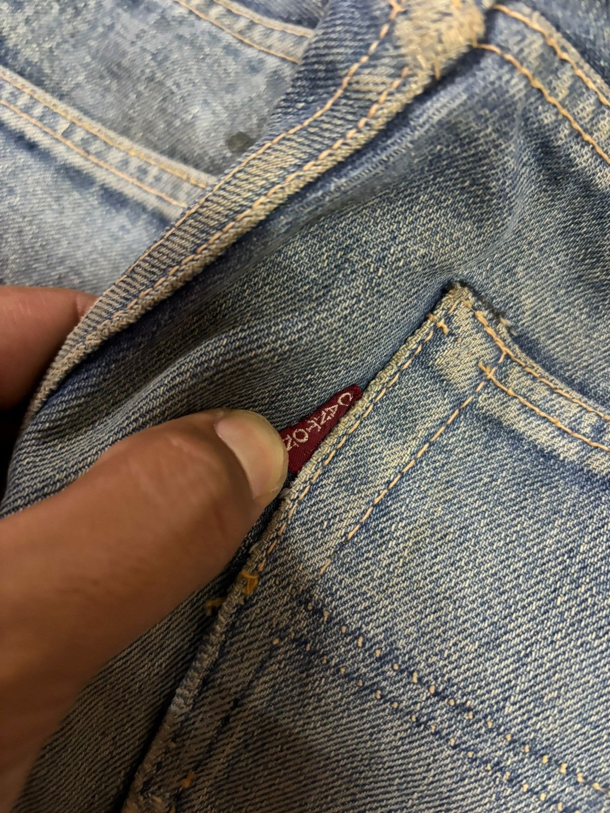 Japanese Brand Vtg 80s Canton Blue Washed Faded Sick Flared Jeans Size US 30 / EU 46 - 12 Thumbnail