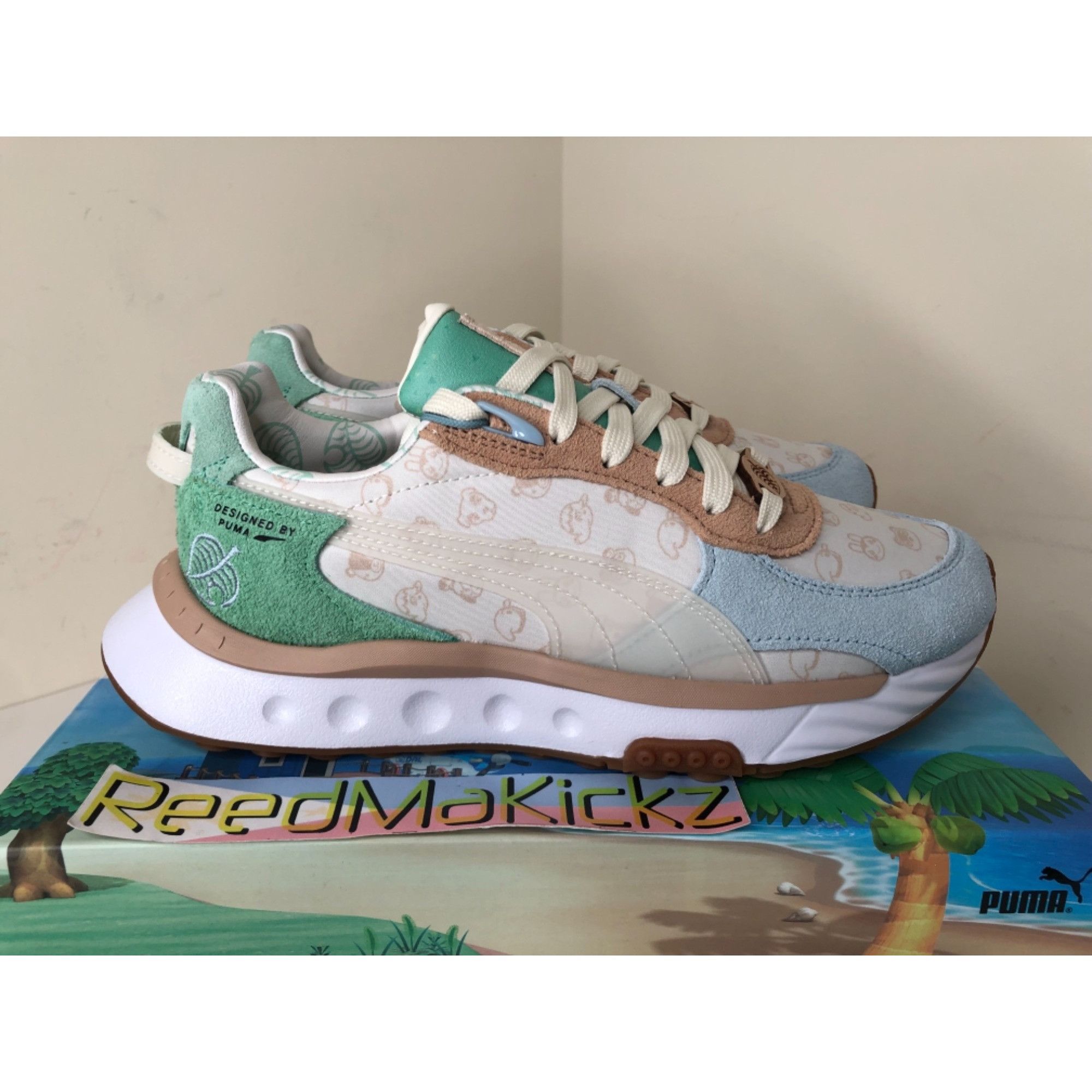 Puma Puma Wild Rider Animal Crossing Womens 8US / GS 6.5Y Size US 8 / IT 38 - 3 Thumbnail