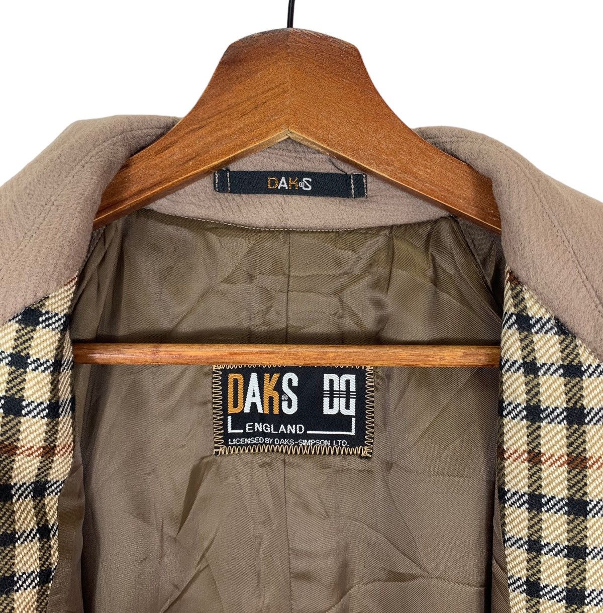 DAKS VINTAGE DAKS LONDON ENGLAND WOOL OVERCOAT Size US M / EU 48-50 / 2 - 8 Thumbnail