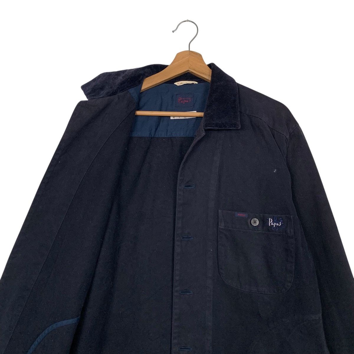Japanese Brand PAPAS Button Casual Blue Jacket#2933-C133 Size US L / EU 52-54 / 3 - 10 Thumbnail