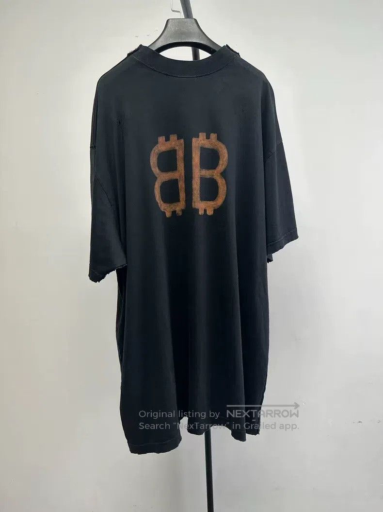 Balenciaga Balenciaga Alphabet Print Round Neck Casual T-Shirt Size US L / EU 52-54 / 3 - 2 Thumbnail