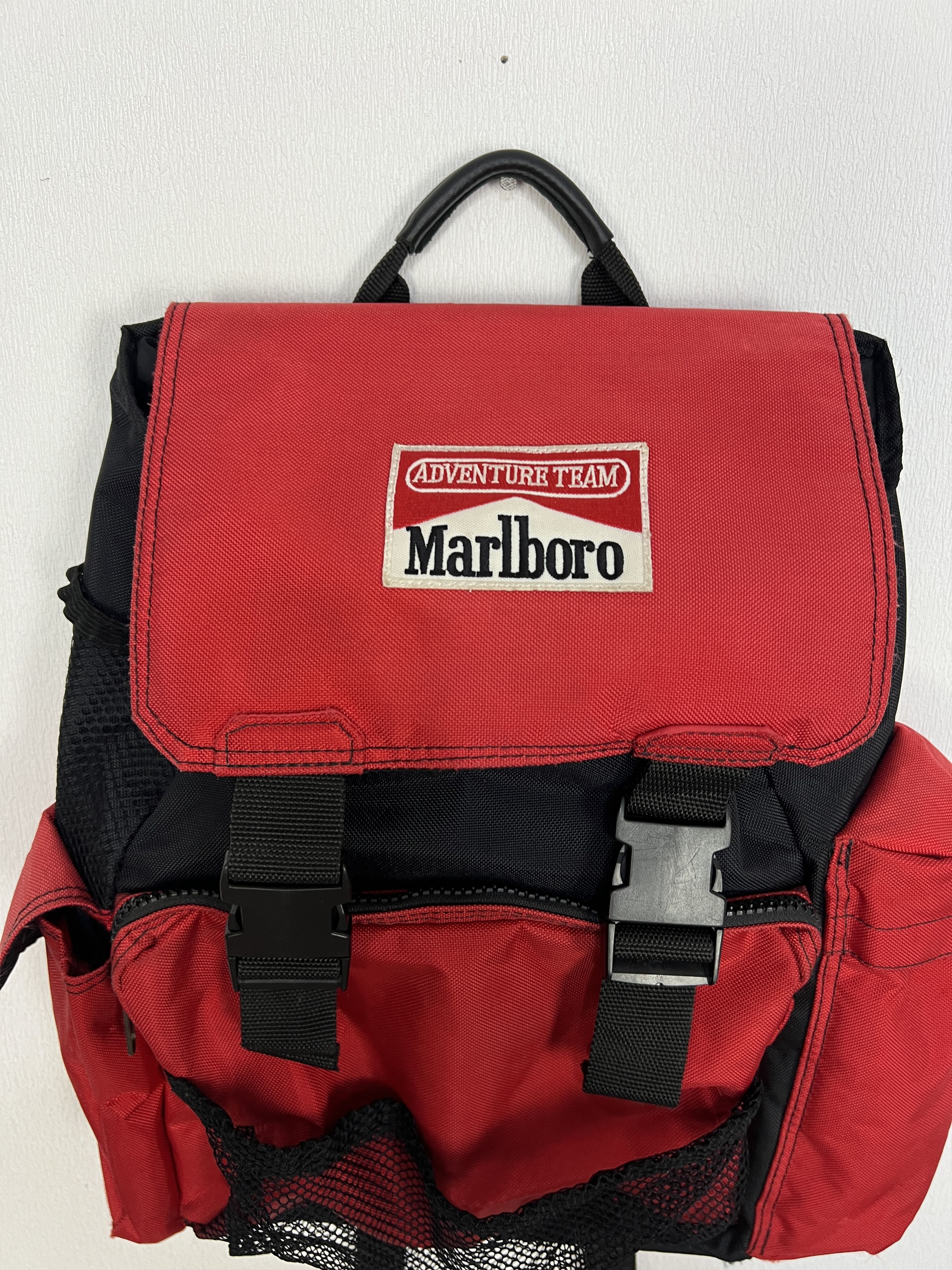 Vintage Marlboro Adventure Team Backpack Hiking Camping Size ONE SIZE - 2 Thumbnail