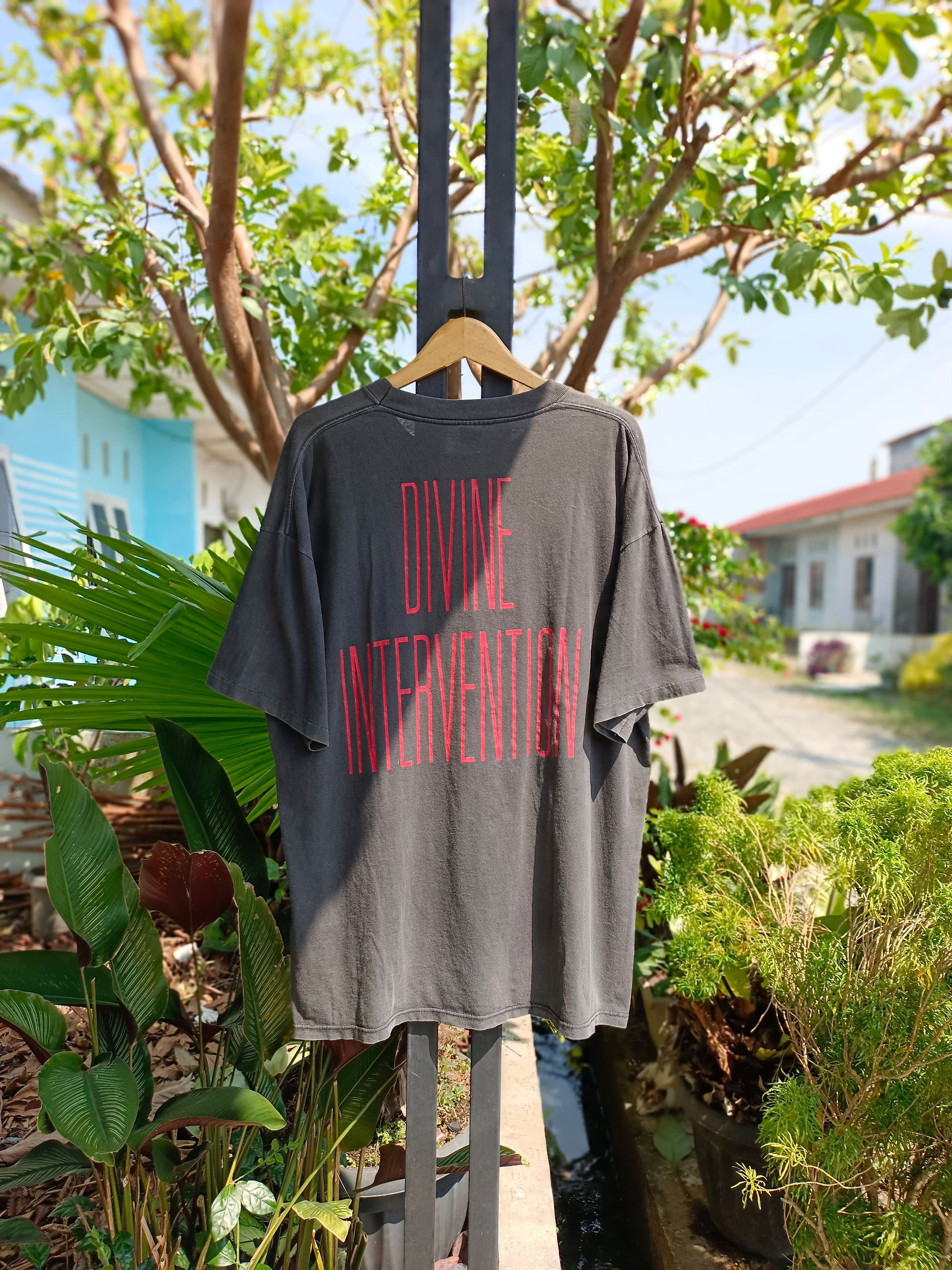 Band Tees × Slayer × Vintage 1994 SLAYER " DIVINE INTERVENTION " Size US XXL / EU 58 / 5 - 2 Thumbnail