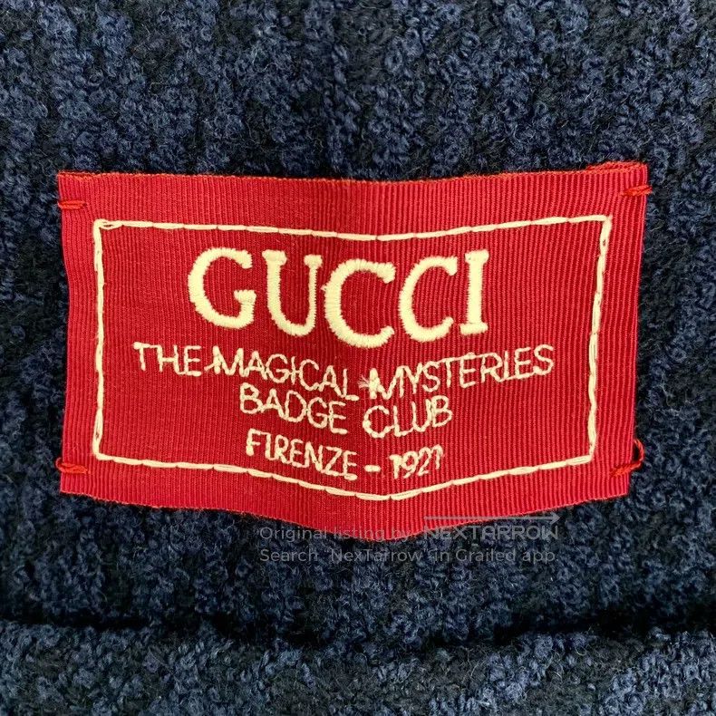 Gucci Gucci Dark blue wool lapel single-breasted long-sleeved tw Size XS / US 0-2 / IT 36-38 - 5 Thumbnail
