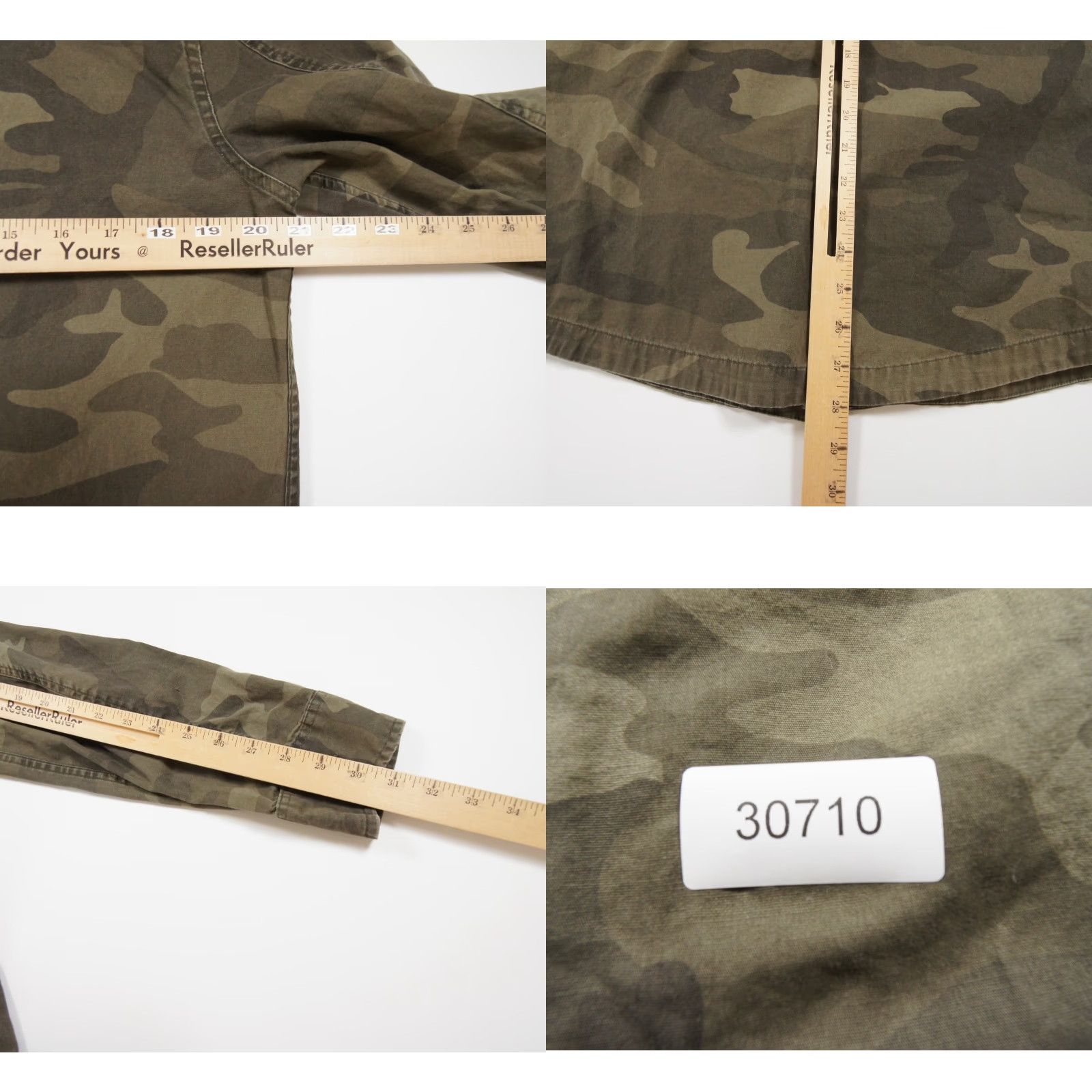 Abercrombie & Fitch Abercrombie & Fitch Shirt Mens Small Green Camouflage Button Down Military Army Size US S / EU 44-46 / 1 - 8 Thumbnail