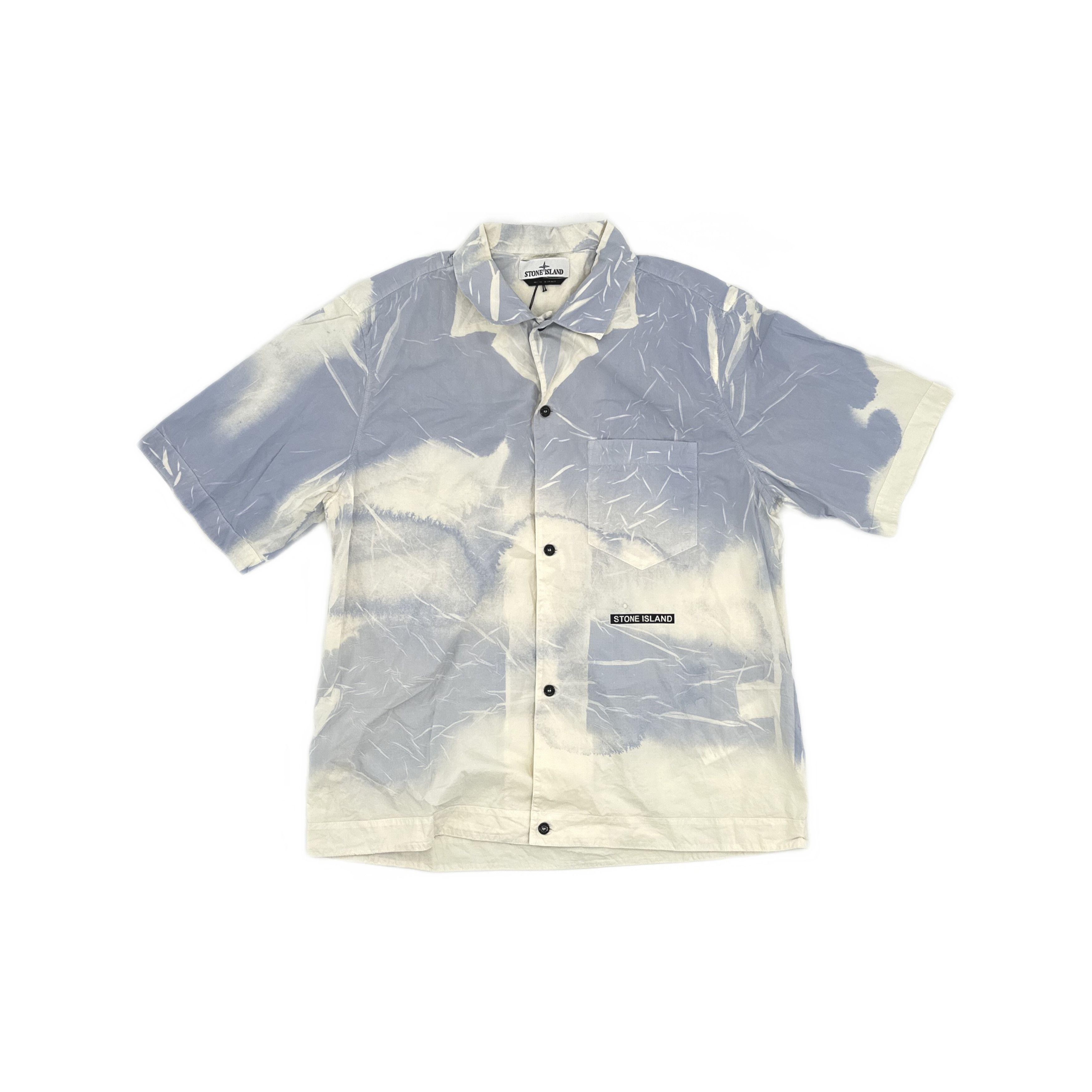 Stone Island Stone Island Abstract Print Button Up Shirt Size L Size US L / EU 52-54 / 3 - 1 Thumbnail