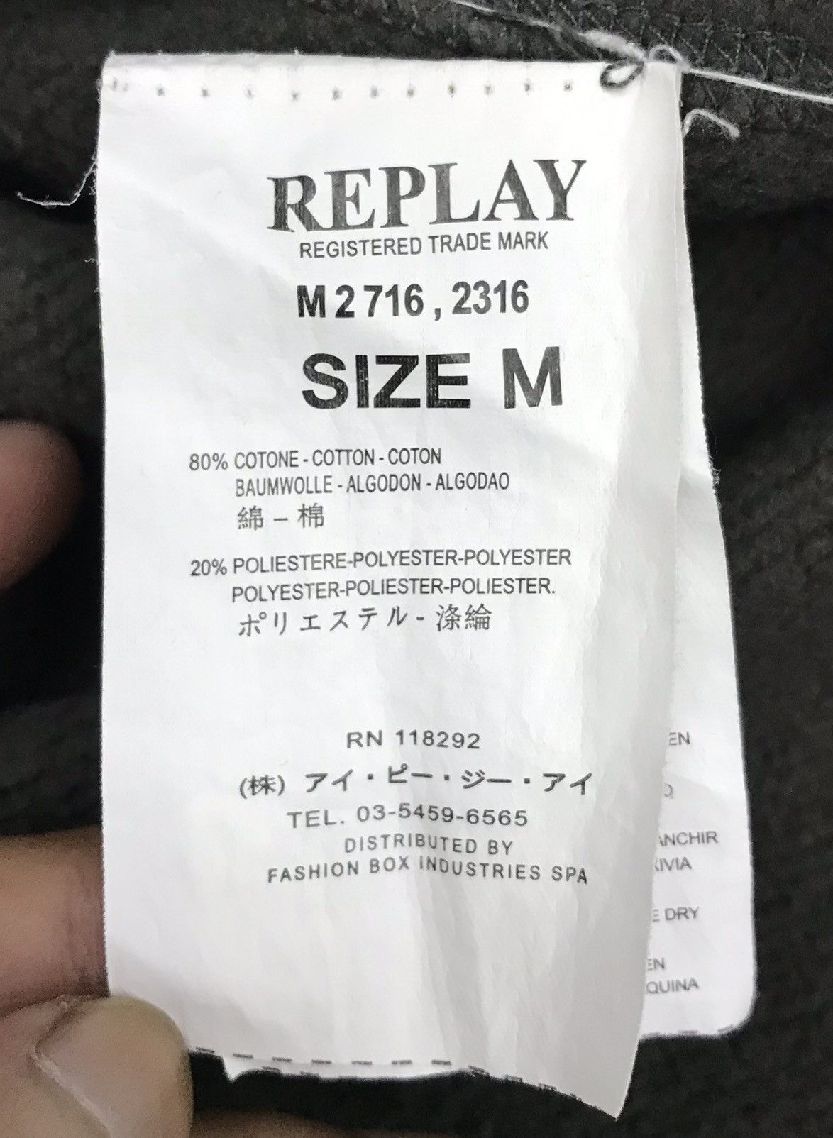 Replay × Vintage Vintage Replay Blue Jeans Jacket Size US M / EU 48-50 / 2 - 13 Thumbnail
