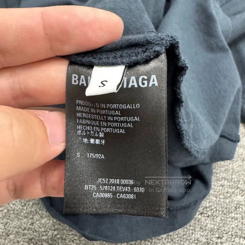 Balenciaga Balenciaga Letter Print Short Sleeve Tee. Size US S / EU 44-46 / 1 - 5 Thumbnail