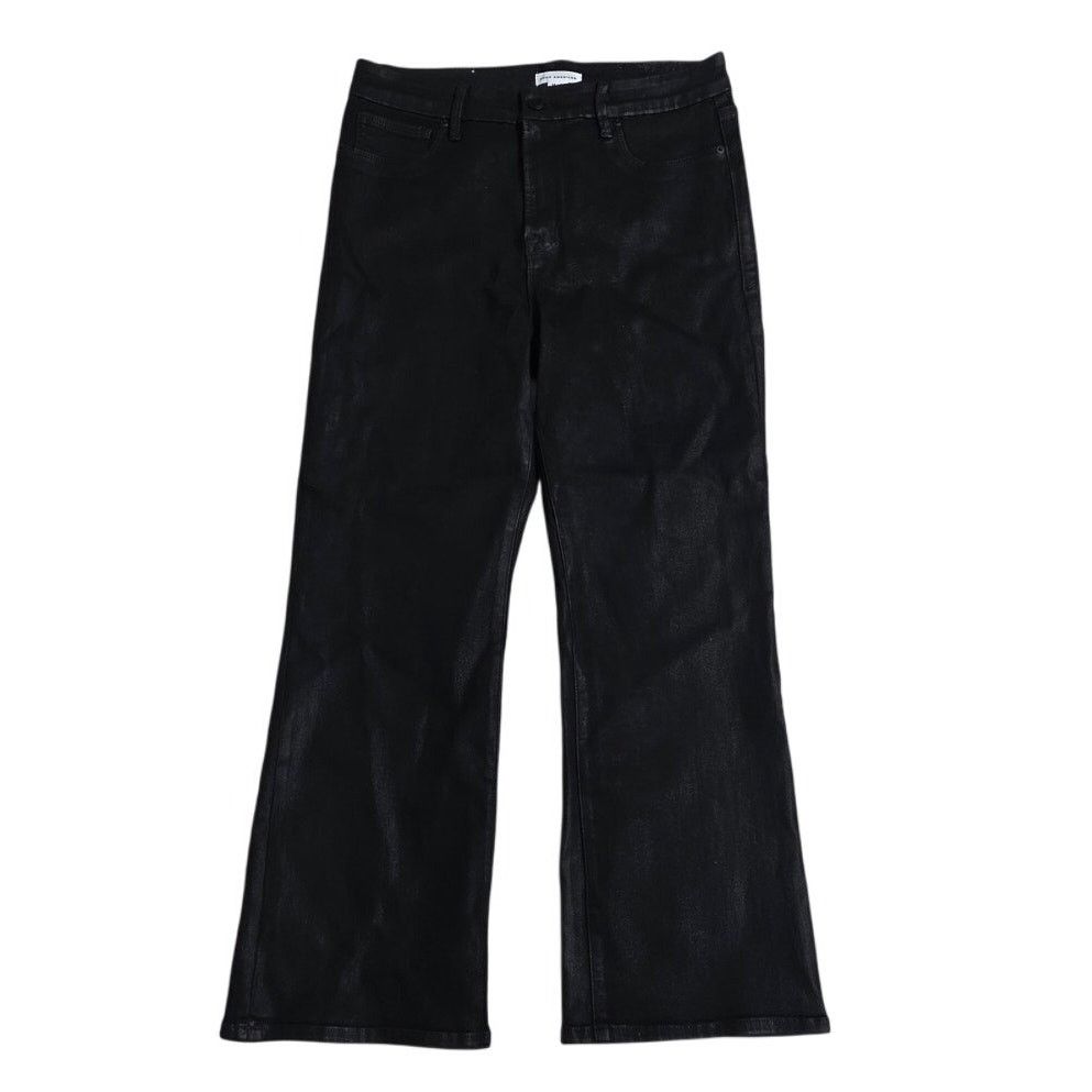 Good American Good American Black Shiny Bootcut Jeggings - 14/32 Size 36" / US 14 / IT 50 - 1 Thumbnail