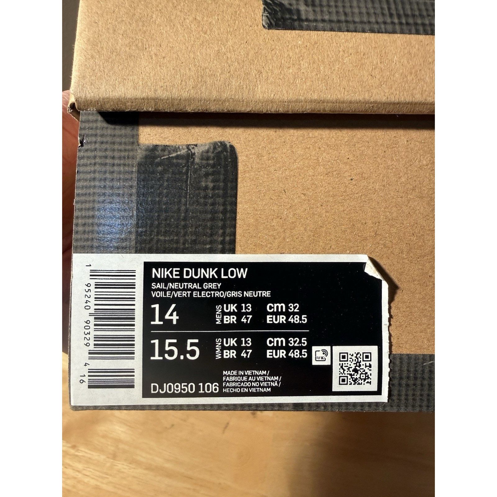 Nike NIKE x OFF WHITE DUNK LOW LOT 14/50 SZ 14 BRAND NEW All OG Size US 14 / EU 47 - 14 Thumbnail