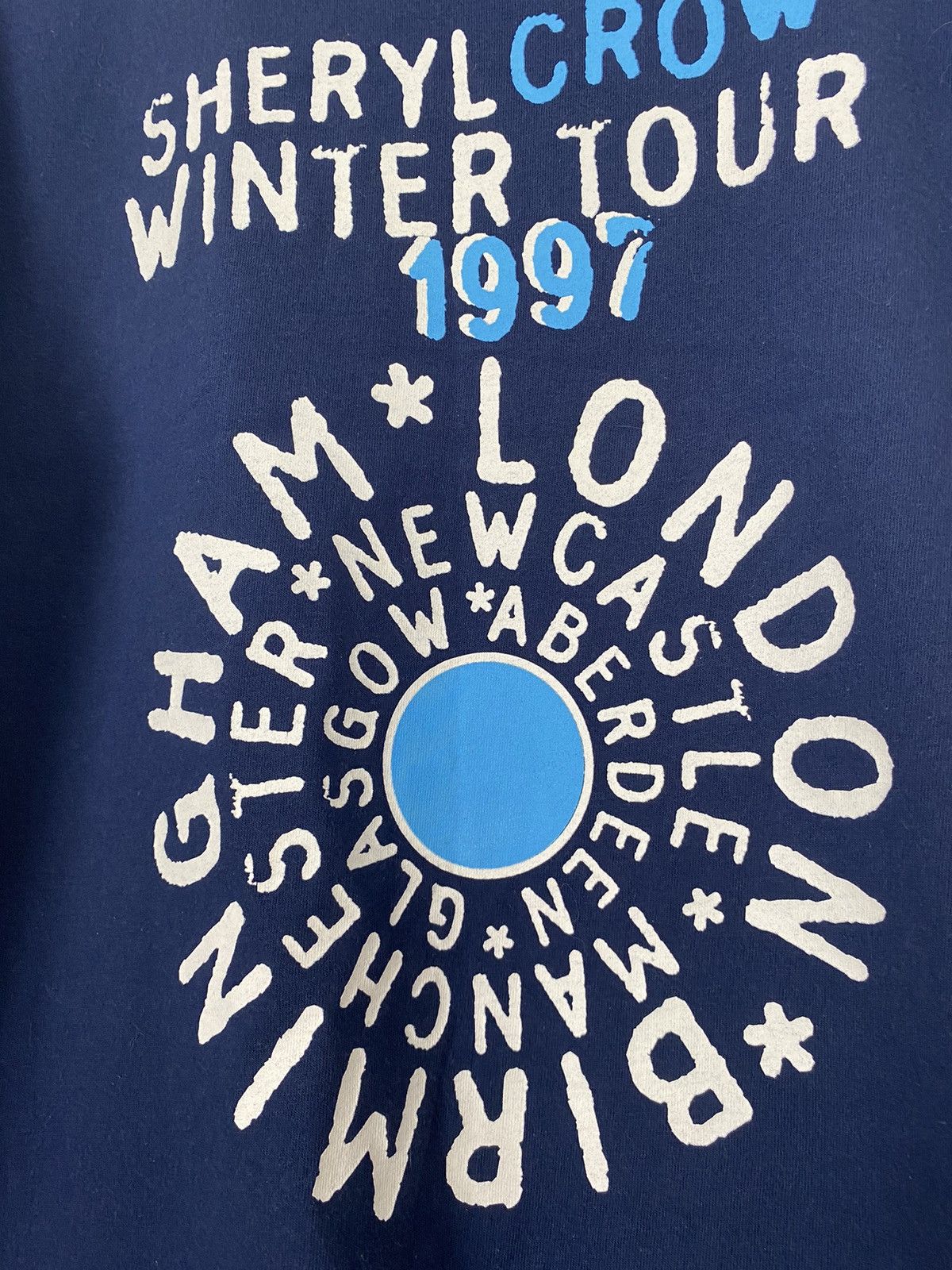 Band Tees × Vintage Sheryl Crow Winter Tour 1997 Vintage L Tee Promotion t-shirt Size US L / EU 52-54 / 3 - 4 Thumbnail