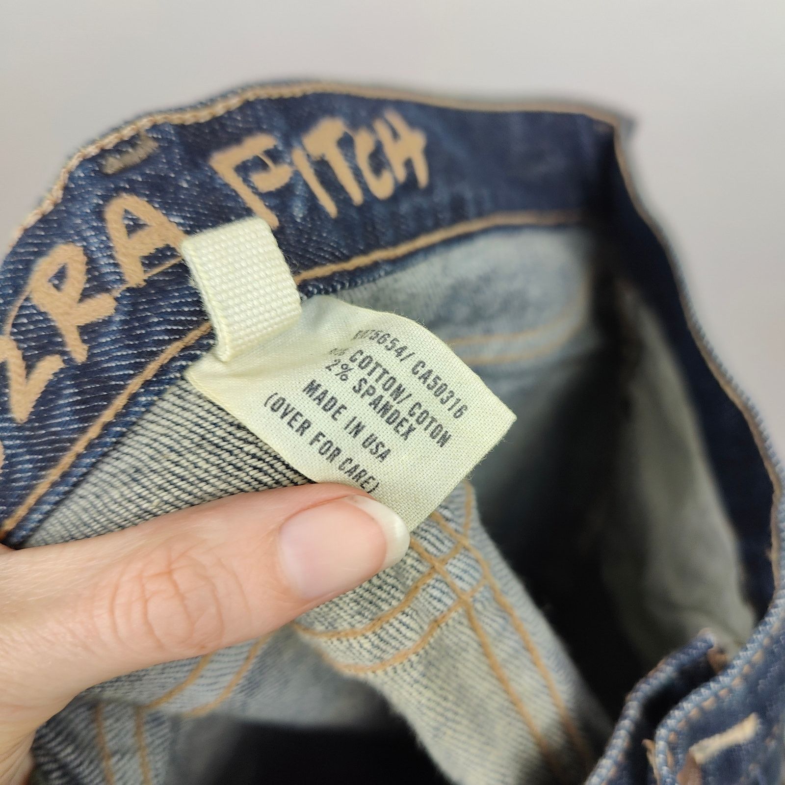 Abercrombie & Fitch Vintage Ezra Fitch Abercrombie & Fitch Flare Jeans 25 Size 25" / US 0 / IT 36 - 8 Thumbnail